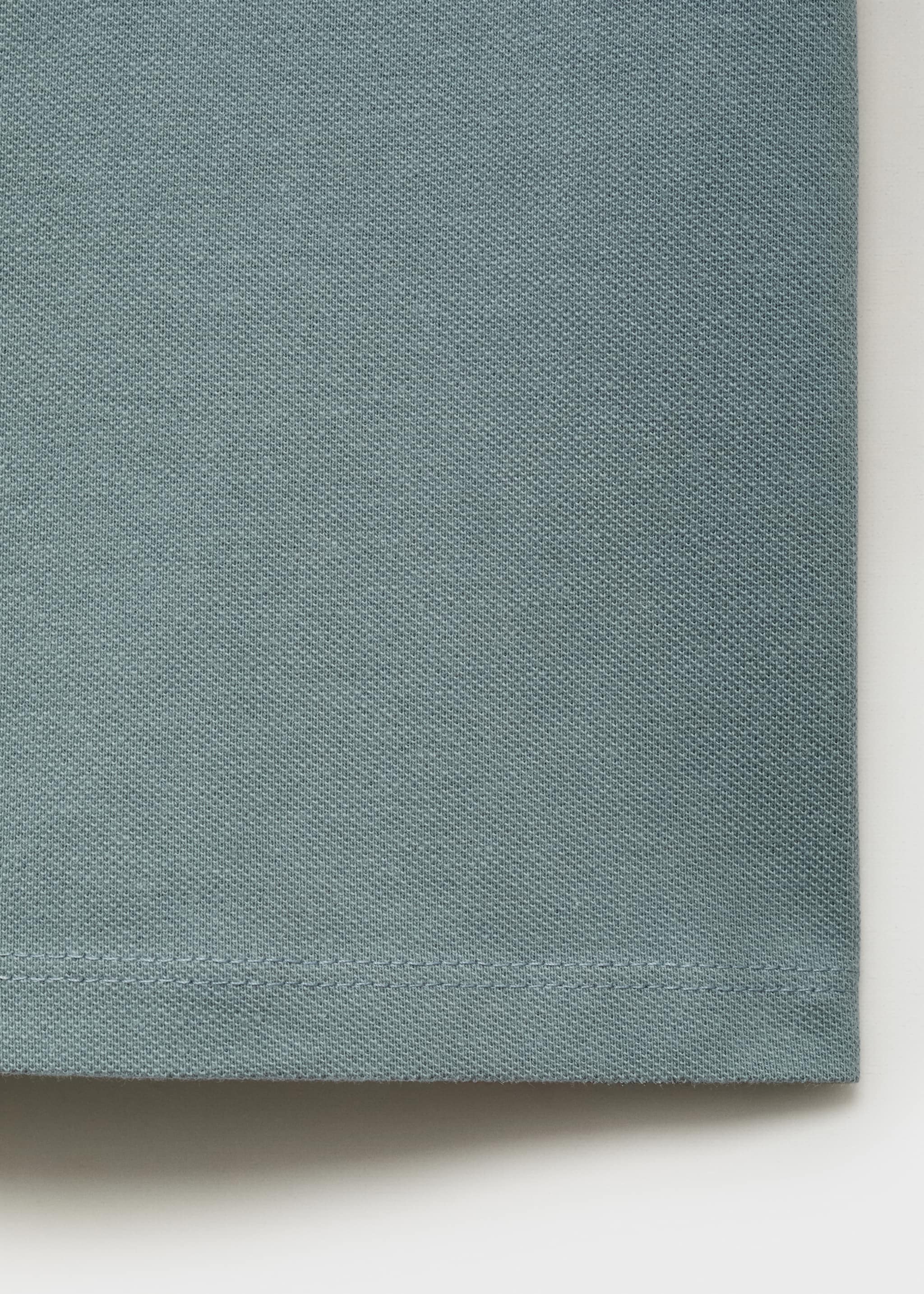 Katoenen poloshirt met korte mouwen - Detail van het artikel 0