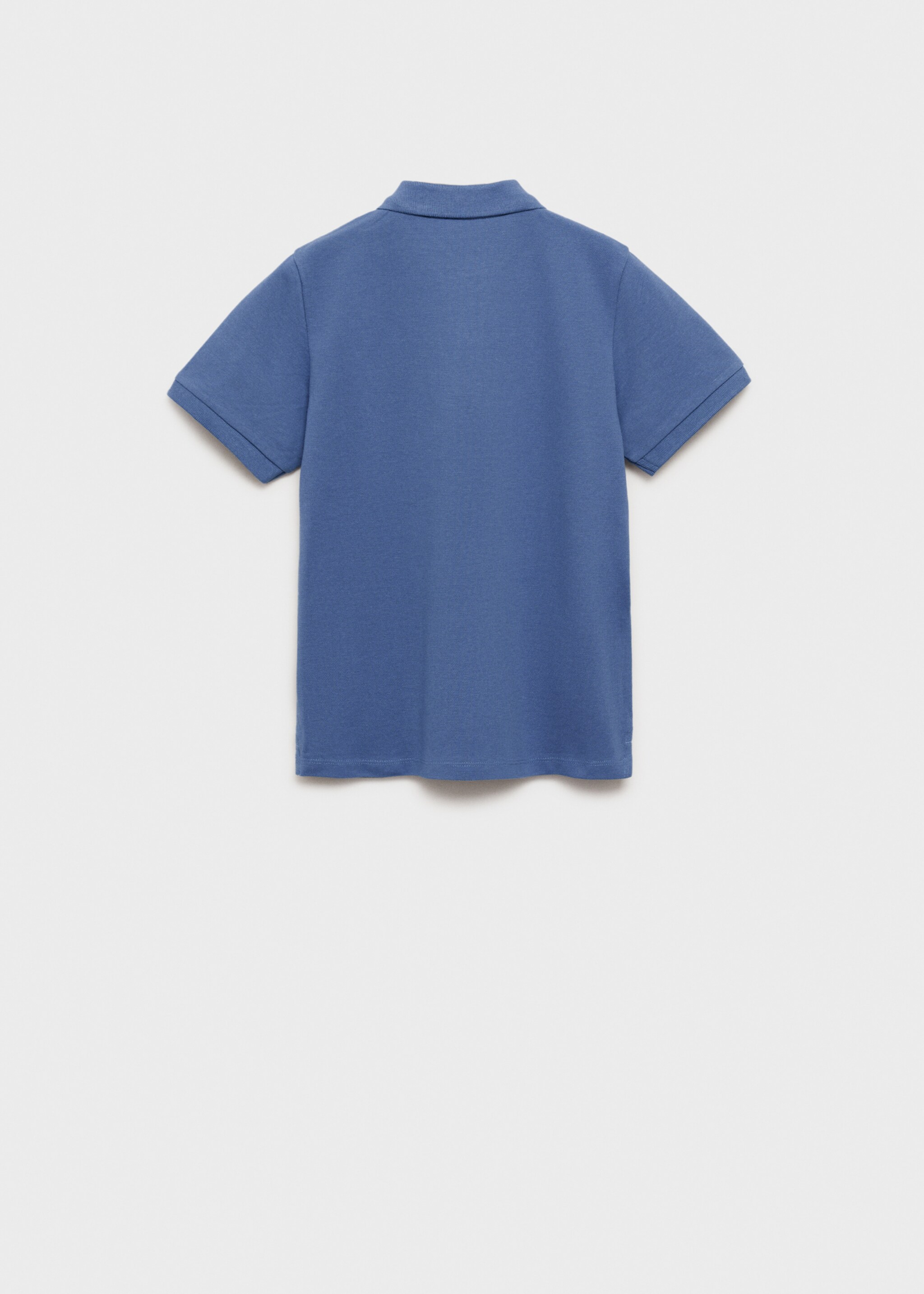 Katoenen poloshirt met korte mouwen - Achterkant van het artikel