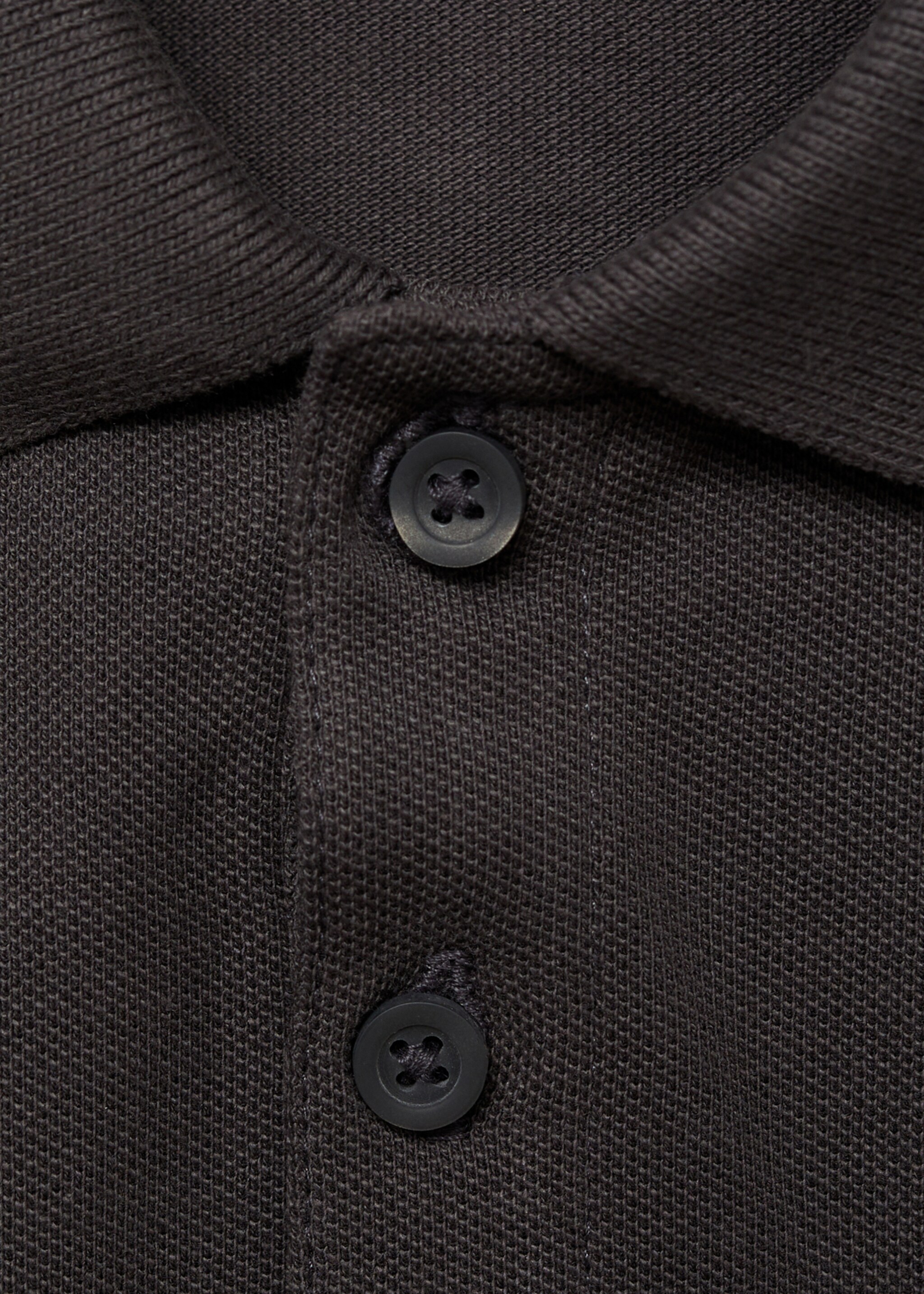 Katoenen poloshirt met korte mouwen - Detail van het artikel 0