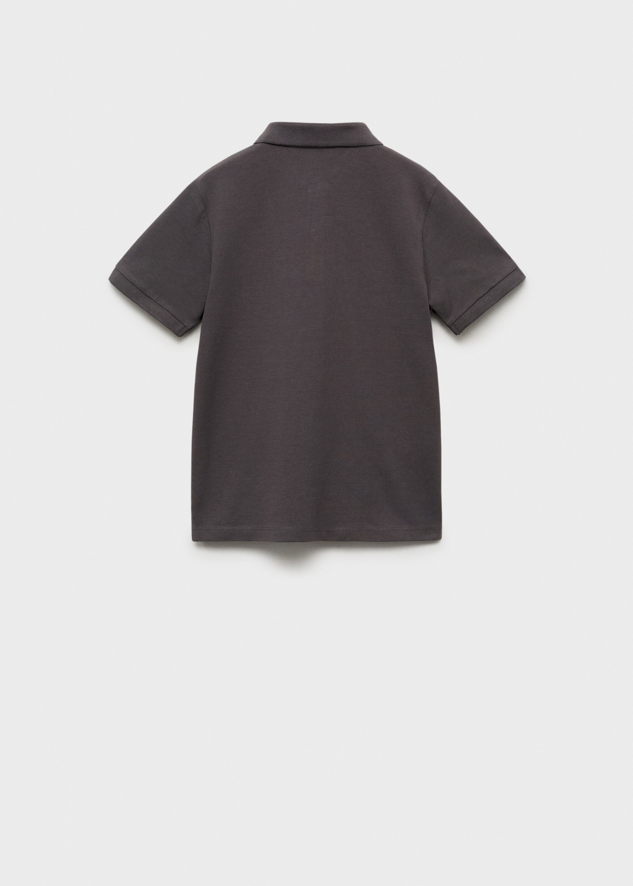Katoenen poloshirt met korte mouwen - Achterkant van het artikel