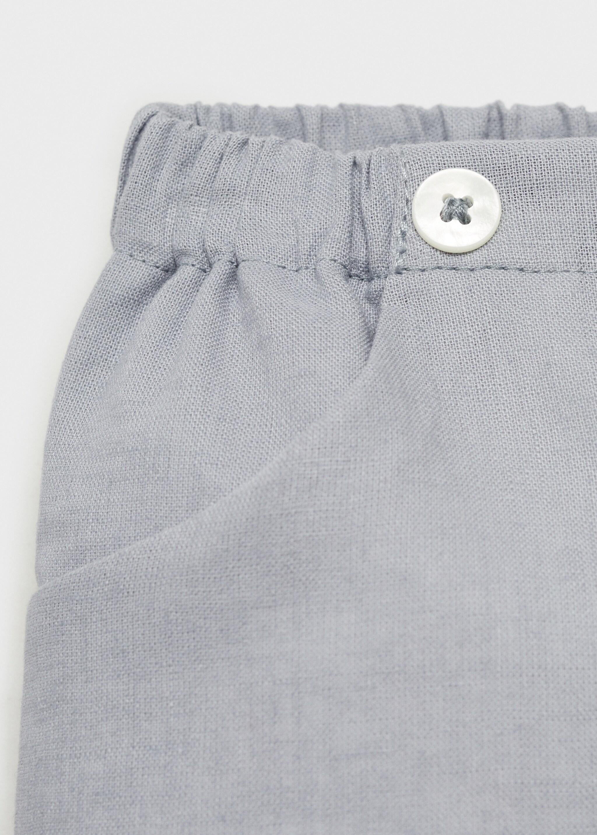 Linen-blend Bermuda shorts - Details of the article 8