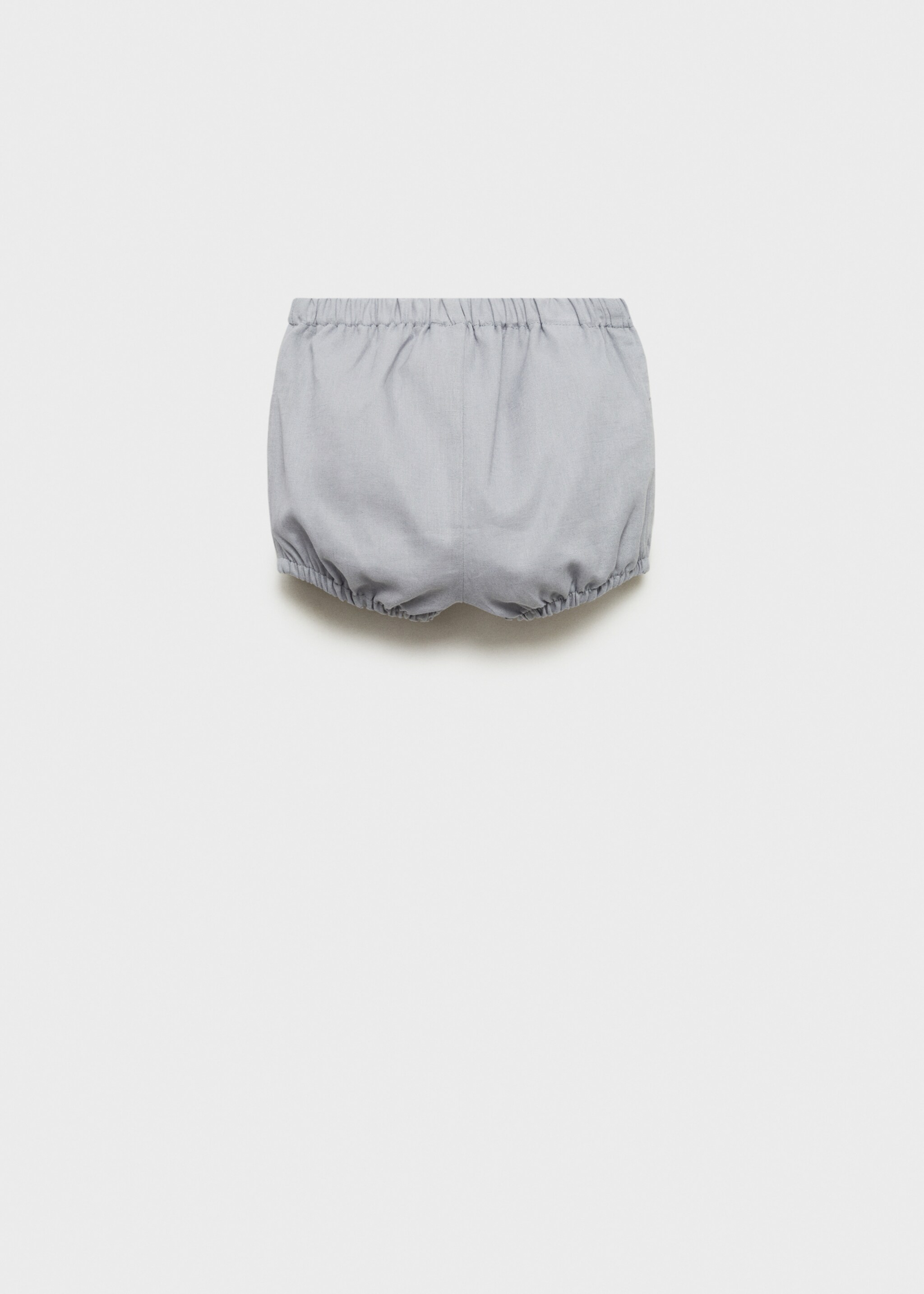 Linen-blend Bermuda shorts - Reverse of the article