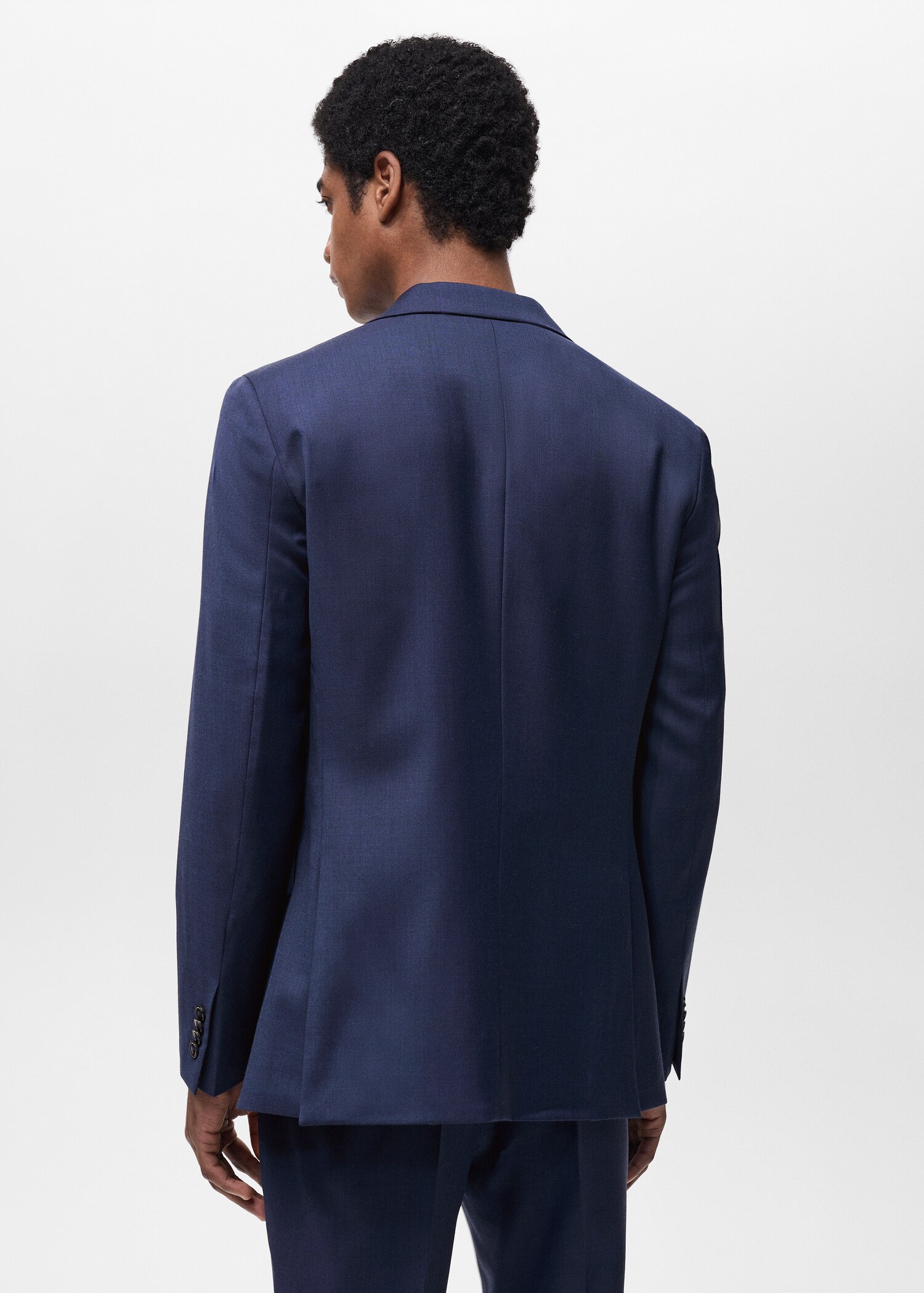 Turin 100% virgin wool suit jacket - Reverse of the article