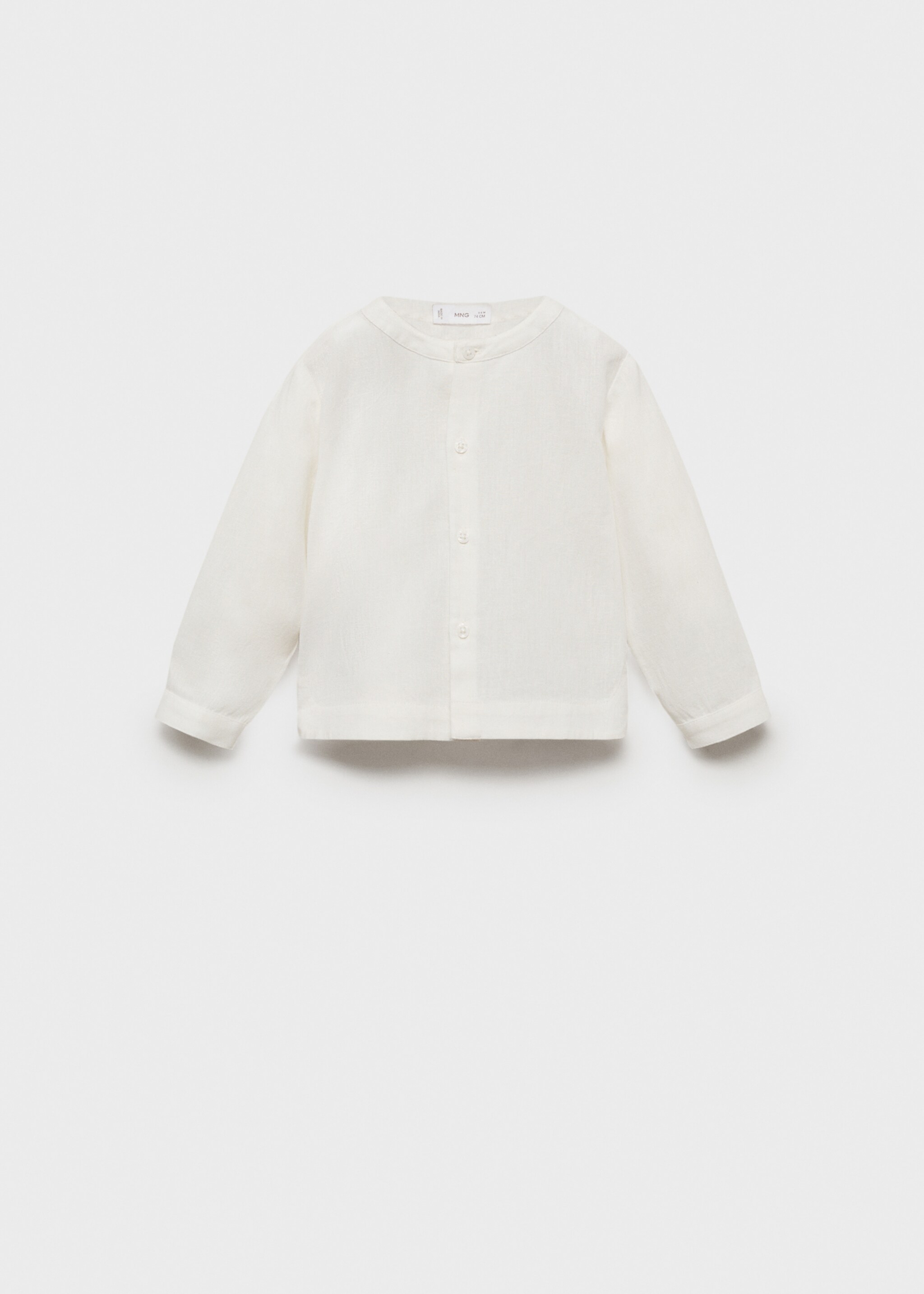 Cotton and linen shirt - Article without model