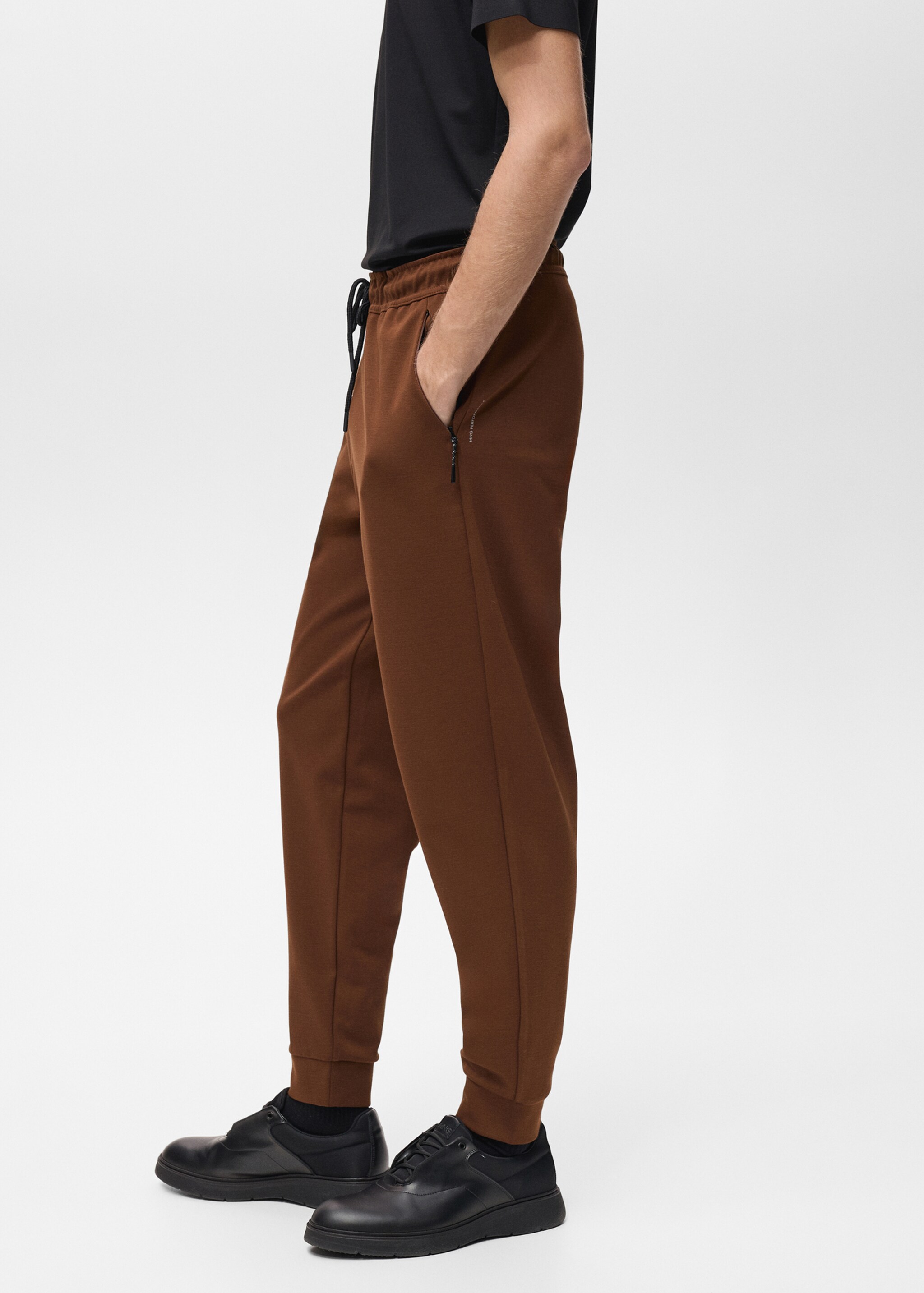 COOLMAX® joggers with elastic waistband - Details of the article 2