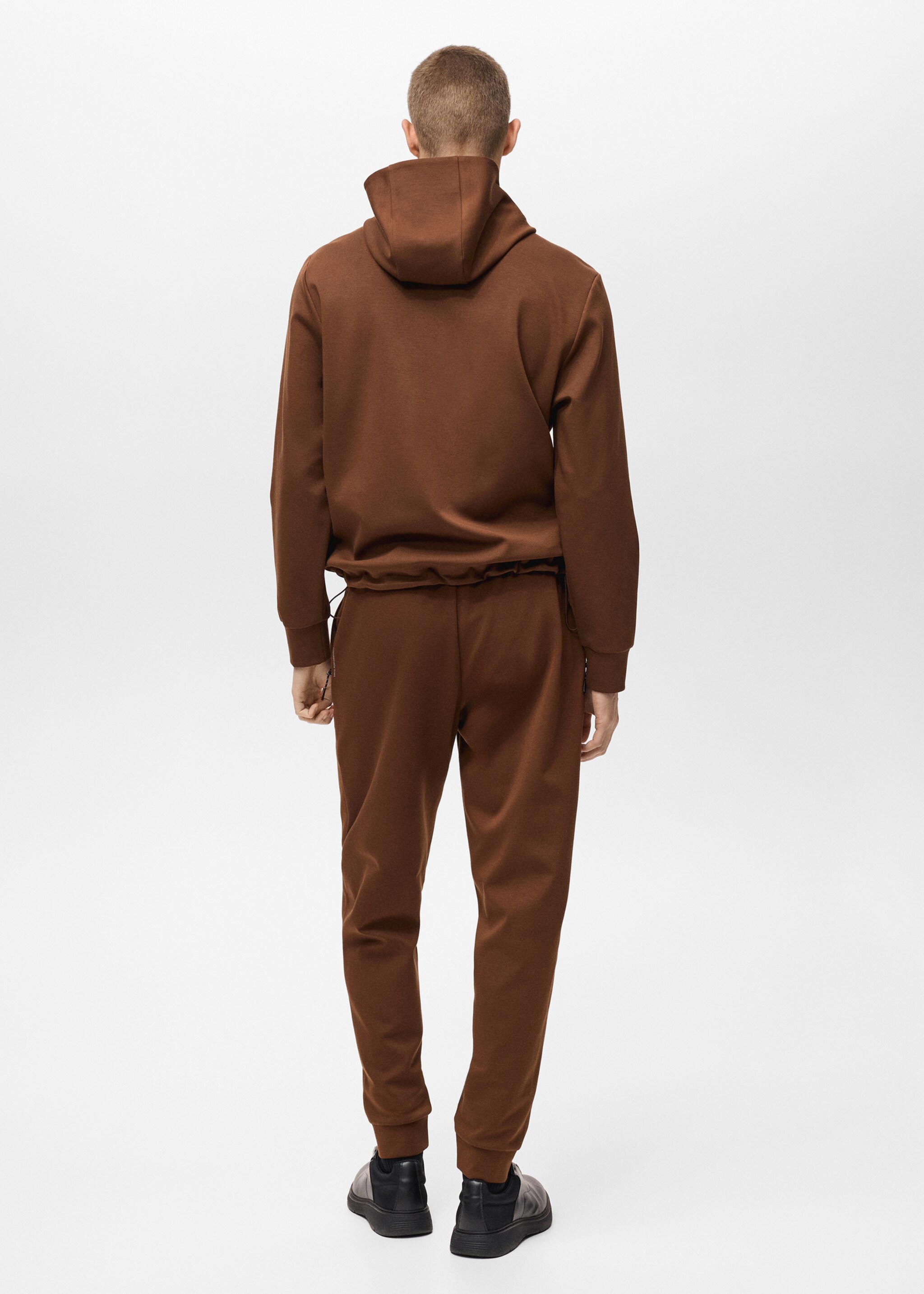 COOLMAX® joggers with elastic waistband - Reverse of the article