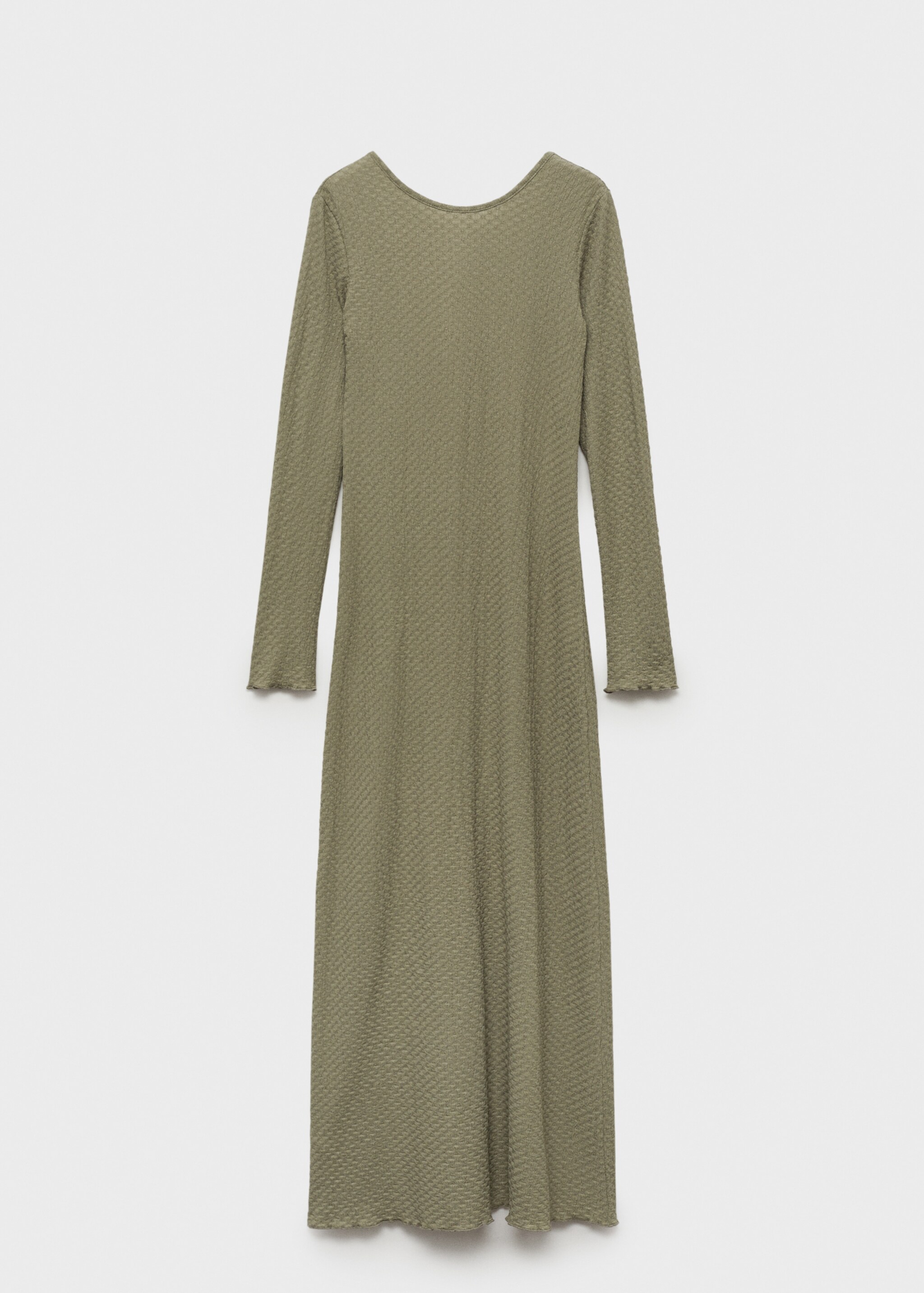 Long textured dress - Article without model