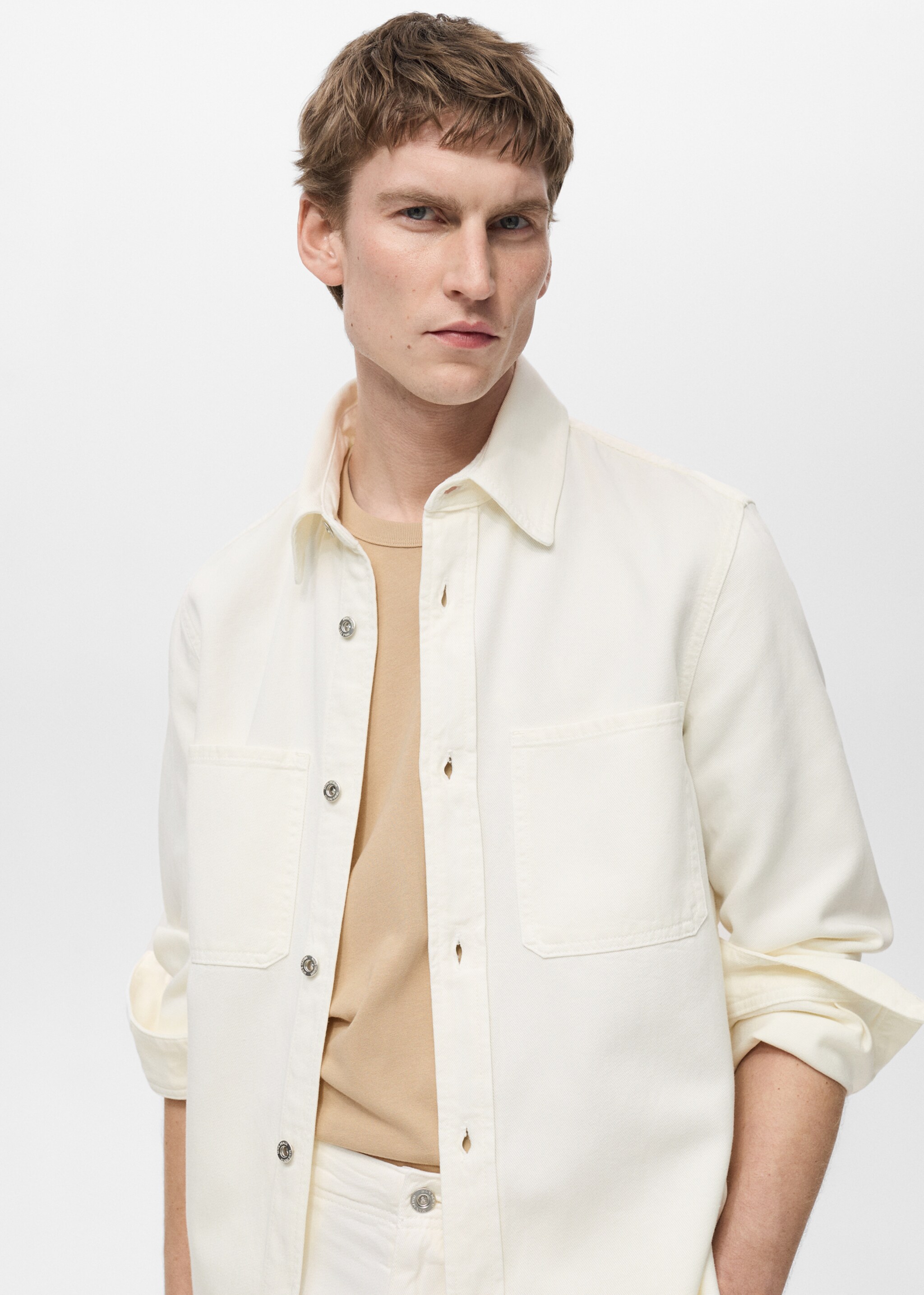 Tencel regular-fit overshirt - Details of the article 1
