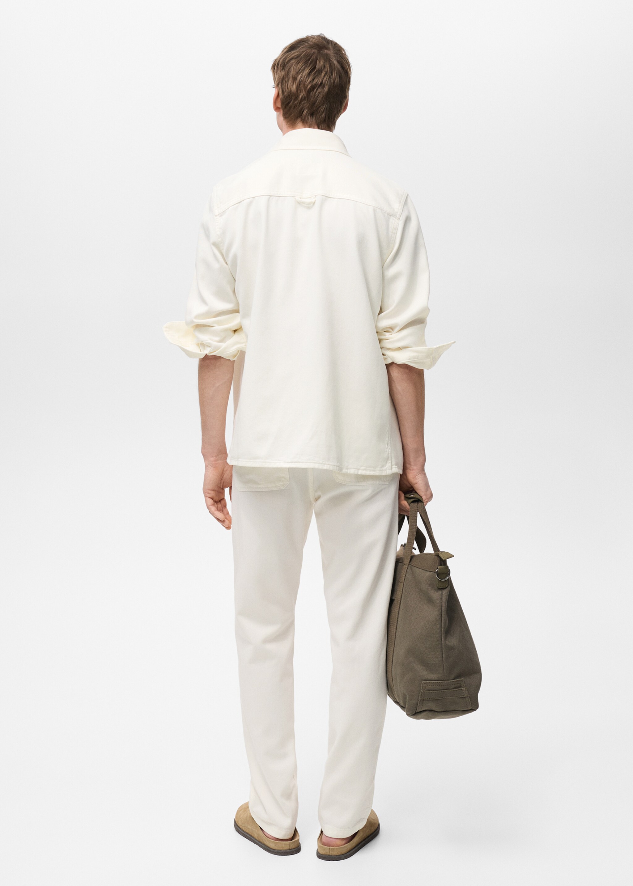 Tencel regular-fit overshirt - Reverse of the article