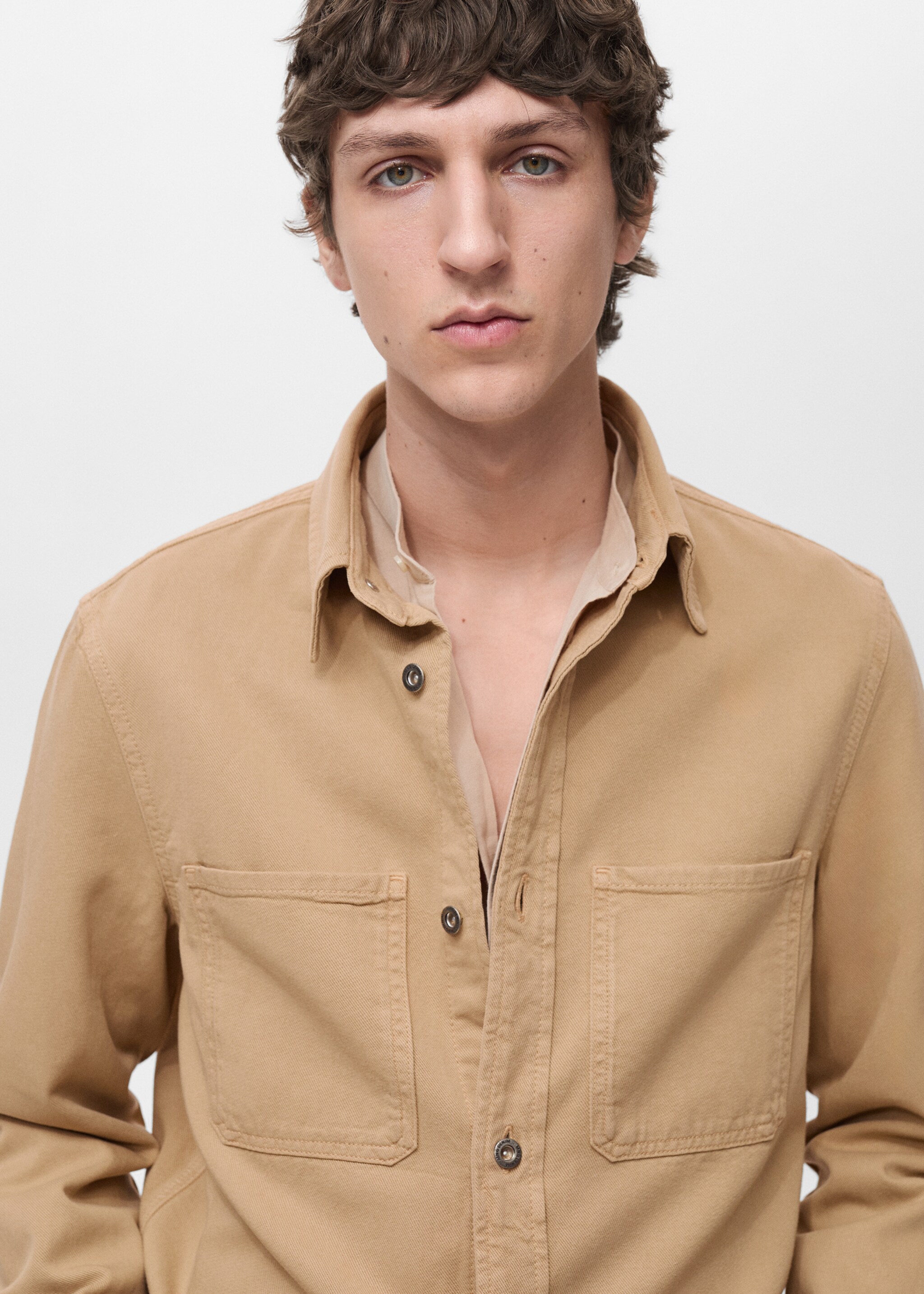 Tencel regular-fit overshirt - Details of the article 1
