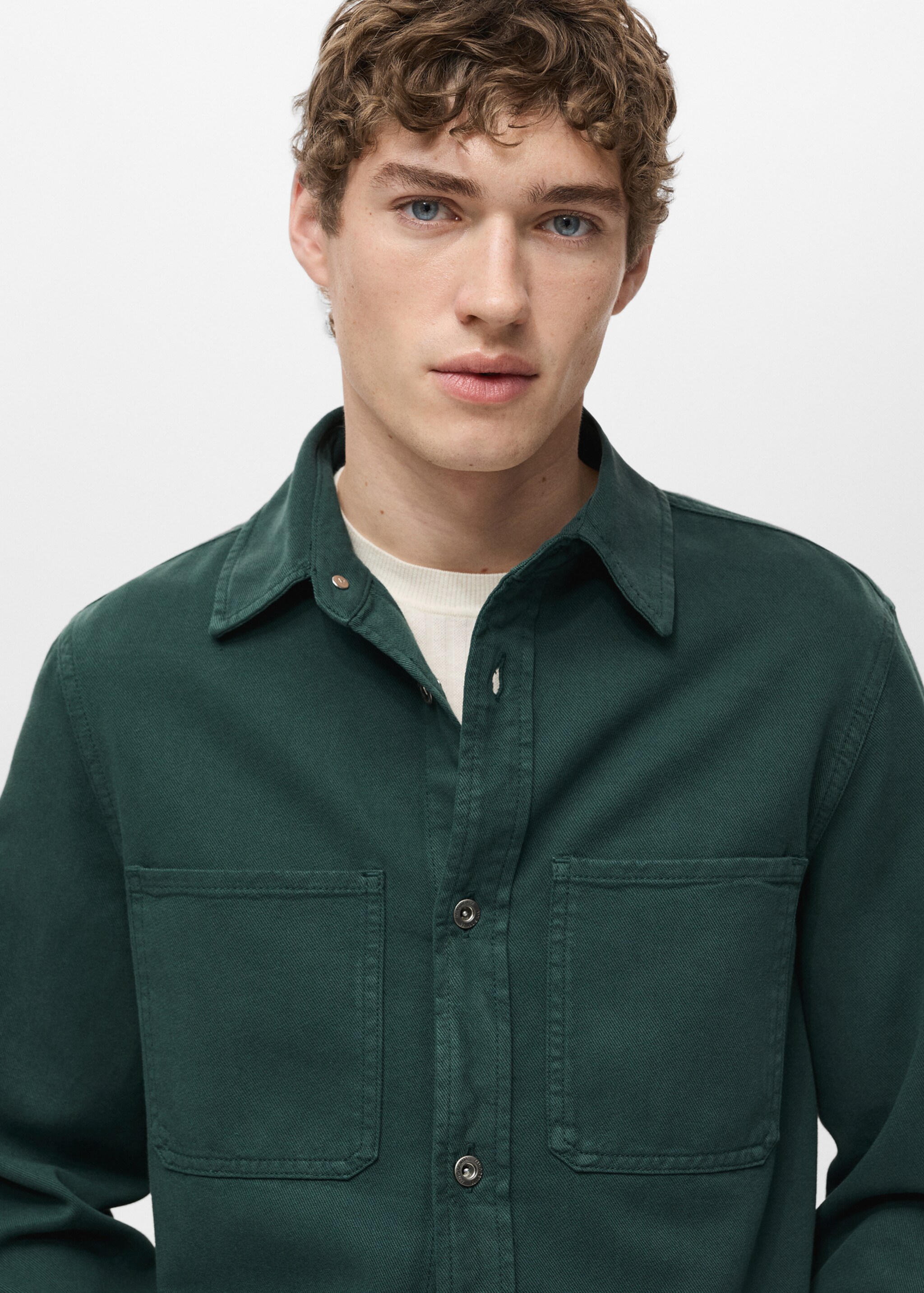 Tencel regular-fit overshirt - Details of the article 1