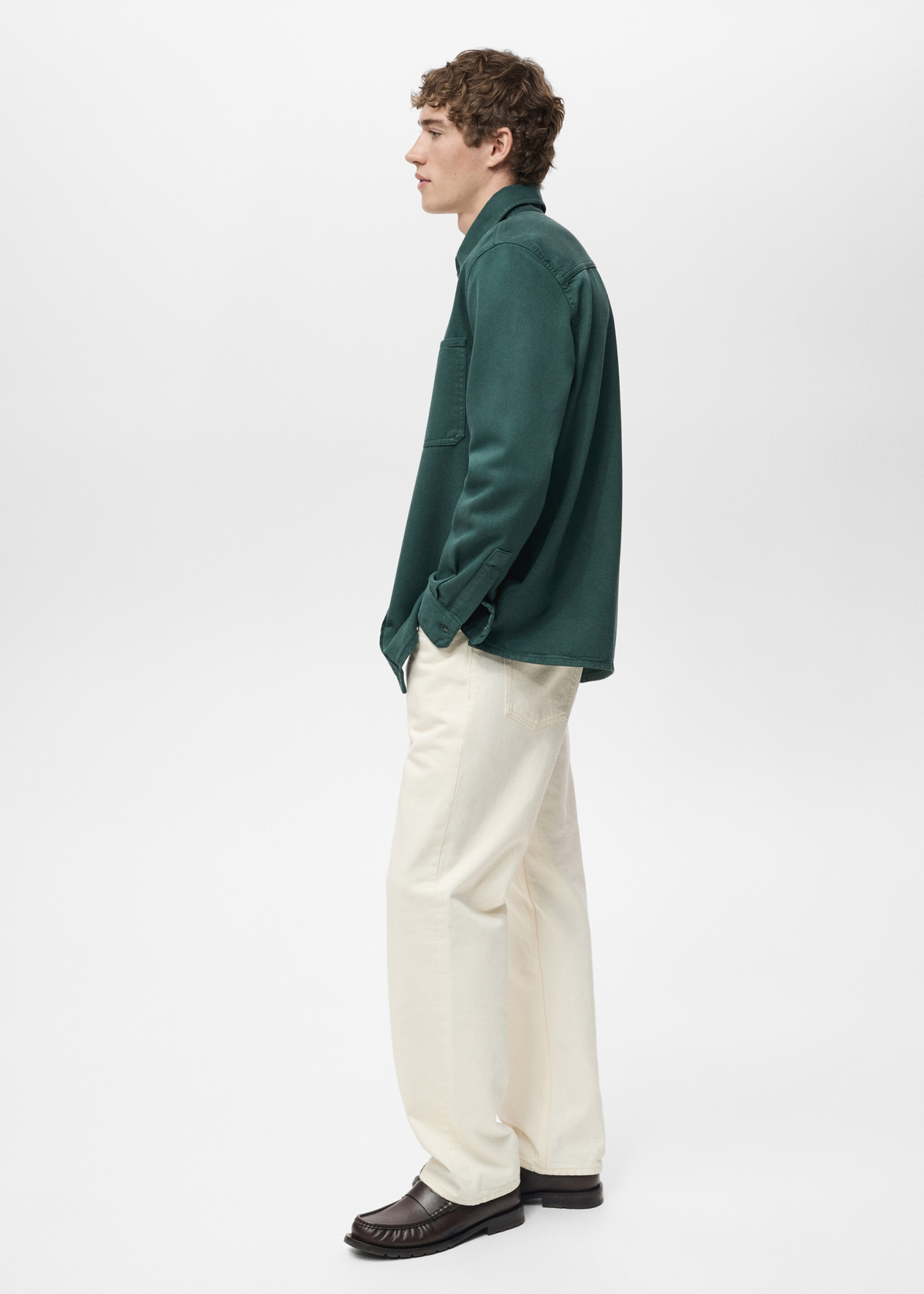 Tencel regular-fit overshirt - Details of the article 2