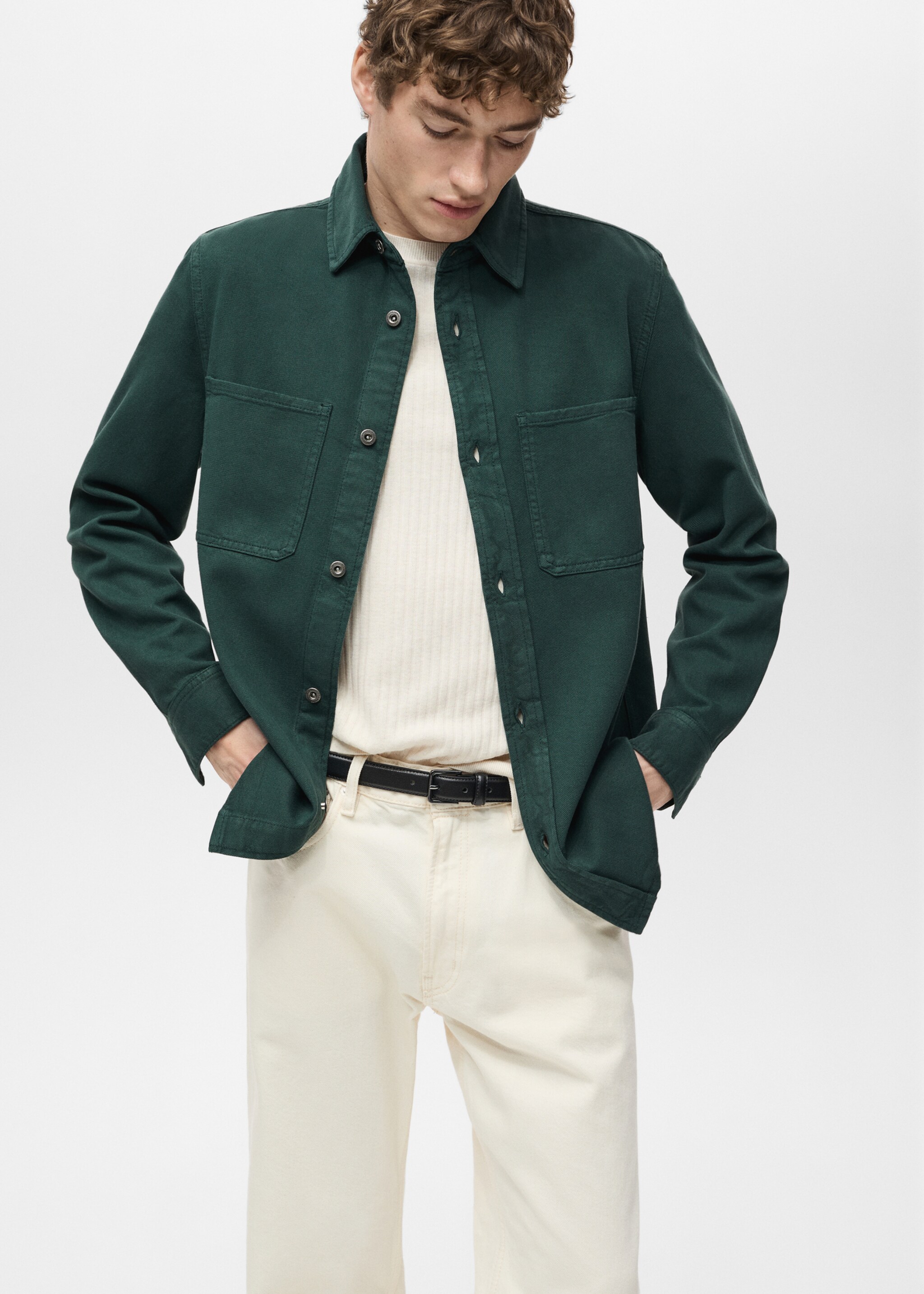 Tencel regular-fit overshirt - Details of the article 6