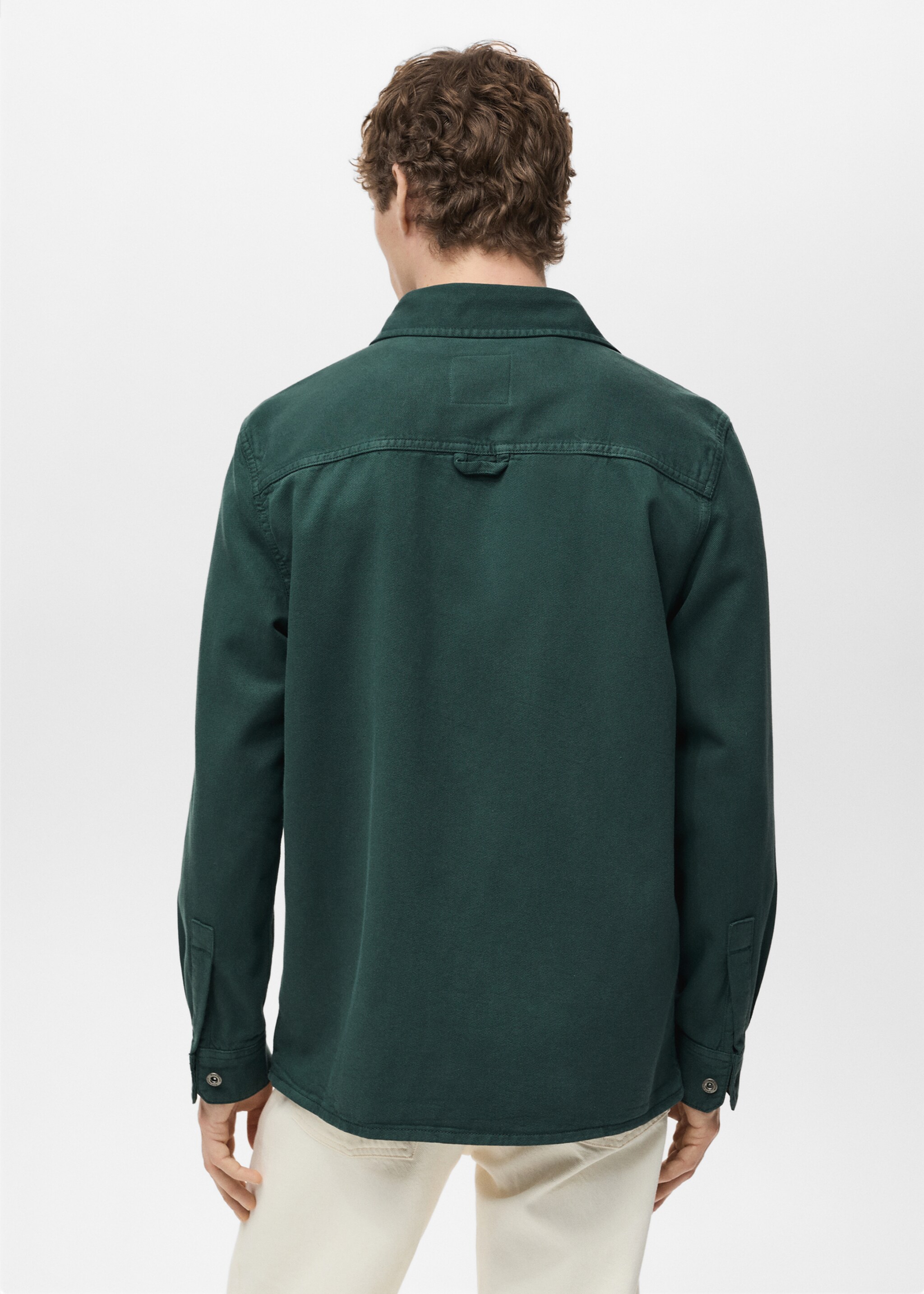 Tencel regular-fit overshirt - Reverse of the article