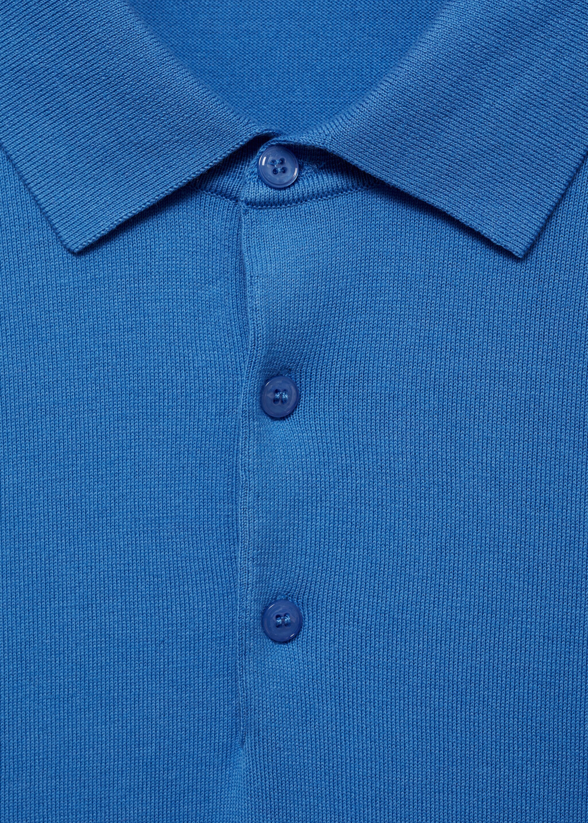 100% cotton fine-knit polo shirt - Details of the article 8