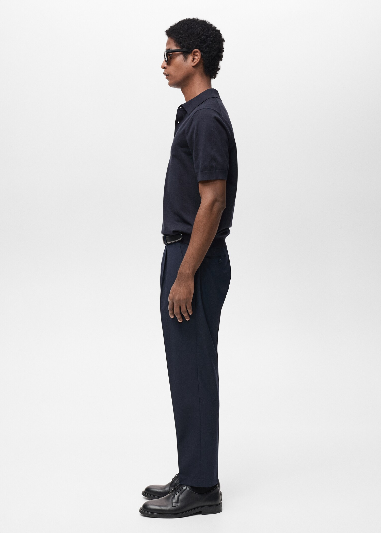 100% cotton fine-knit polo shirt - Details of the article 2