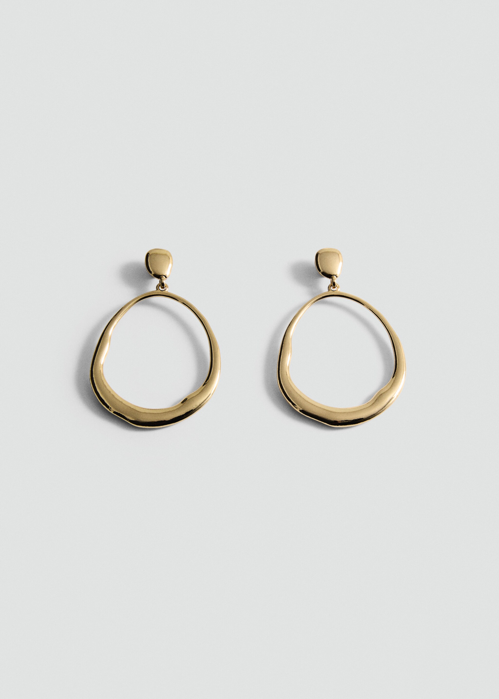 Hoop pendant earrings - Article without model