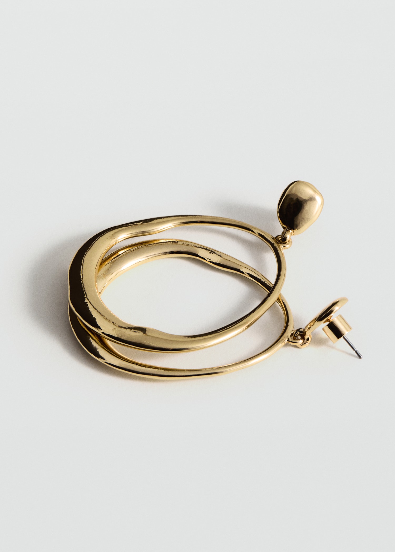 Hoop pendant earrings - Details of the article 1