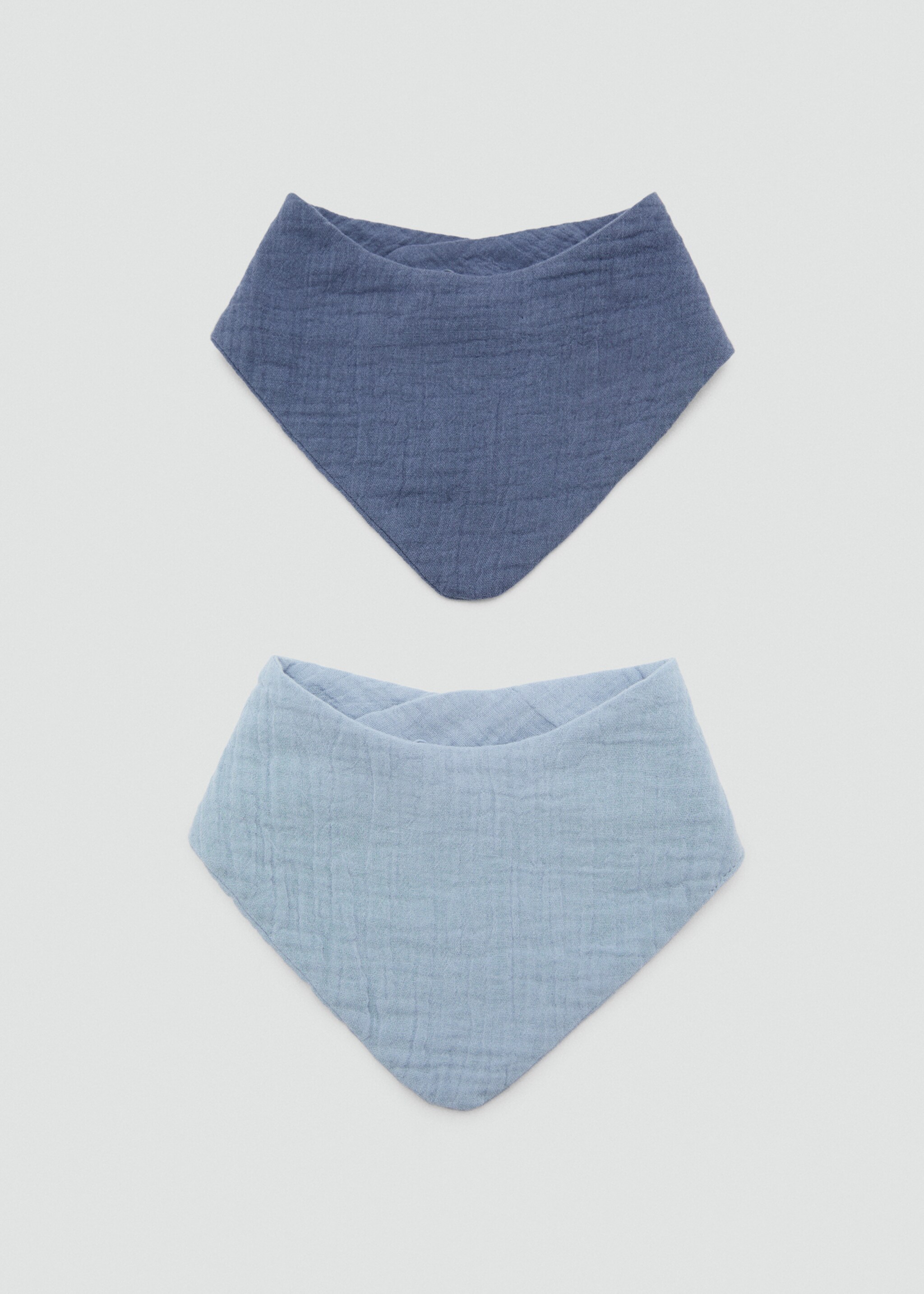 Pack of 2 cotton bibs - Article without model