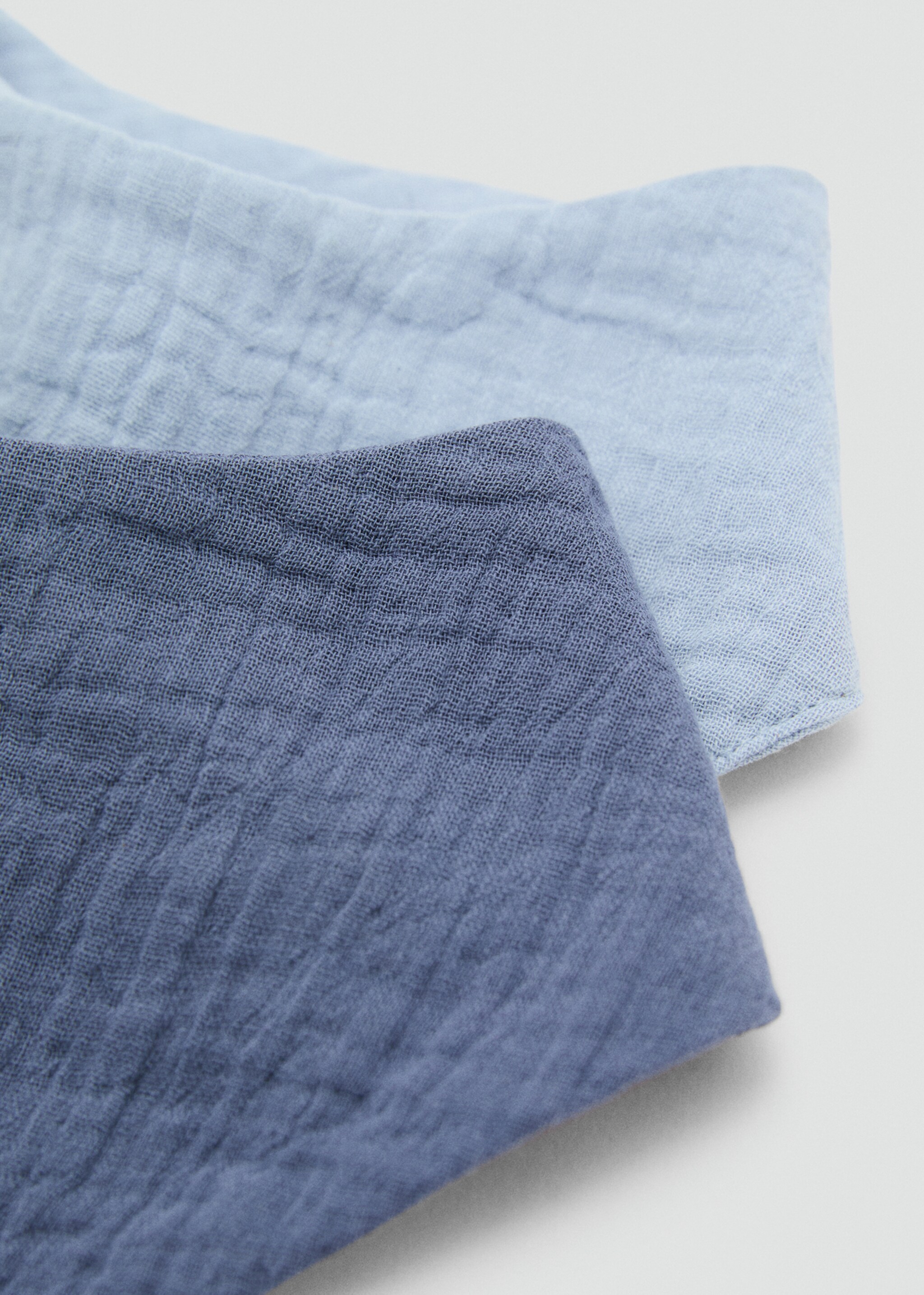 Pack of 2 cotton bibs - Details of the article 1