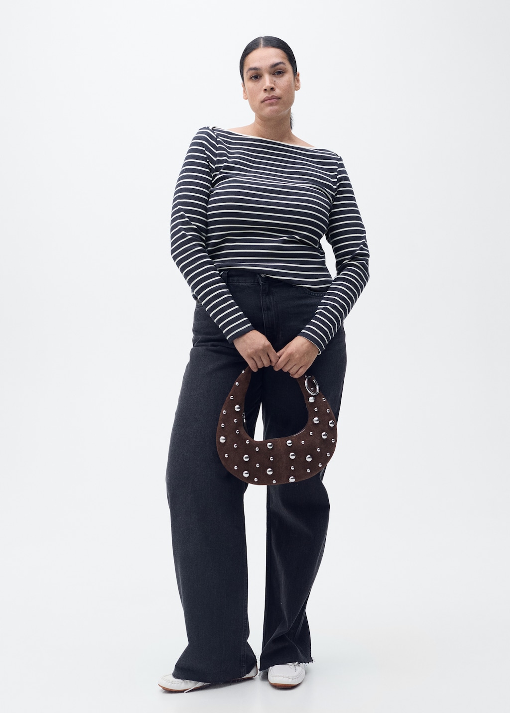 Zebra-print asymmetrical-neck t-shirt - Women | MANGO USA