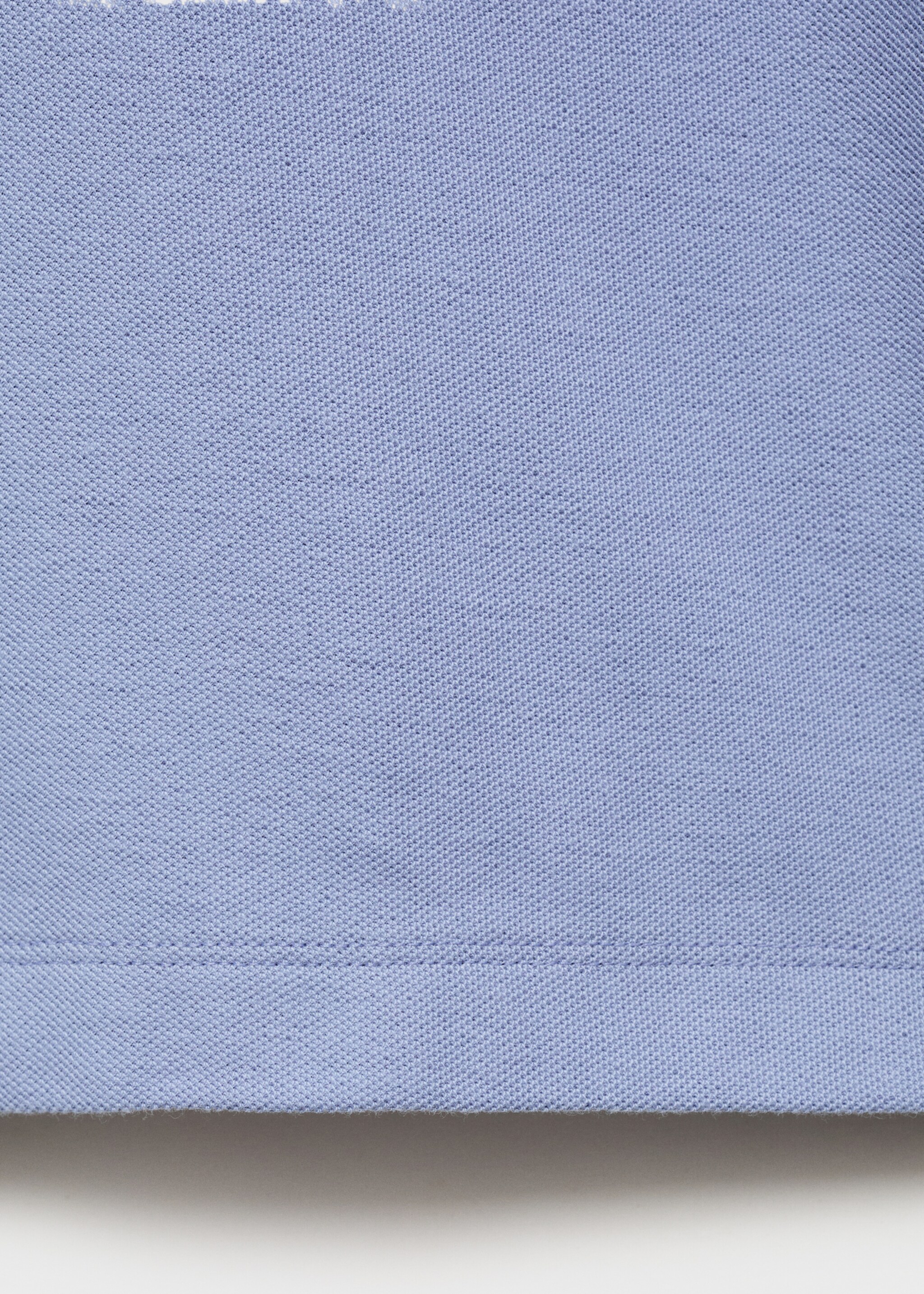 Regular-fit cotton piqué polo shirt - Details of the article 0