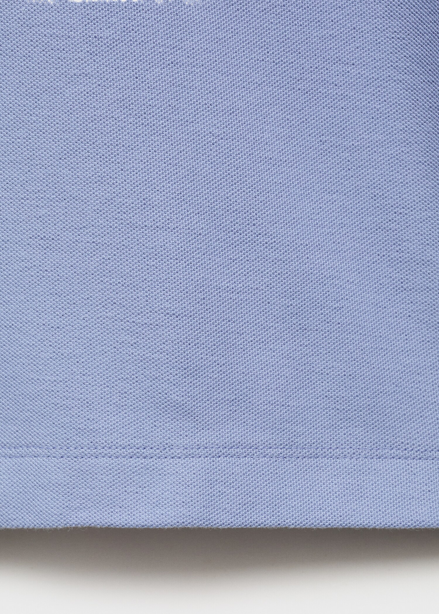 Regular-fit cotton piqué polo shirt - Details of the article 0