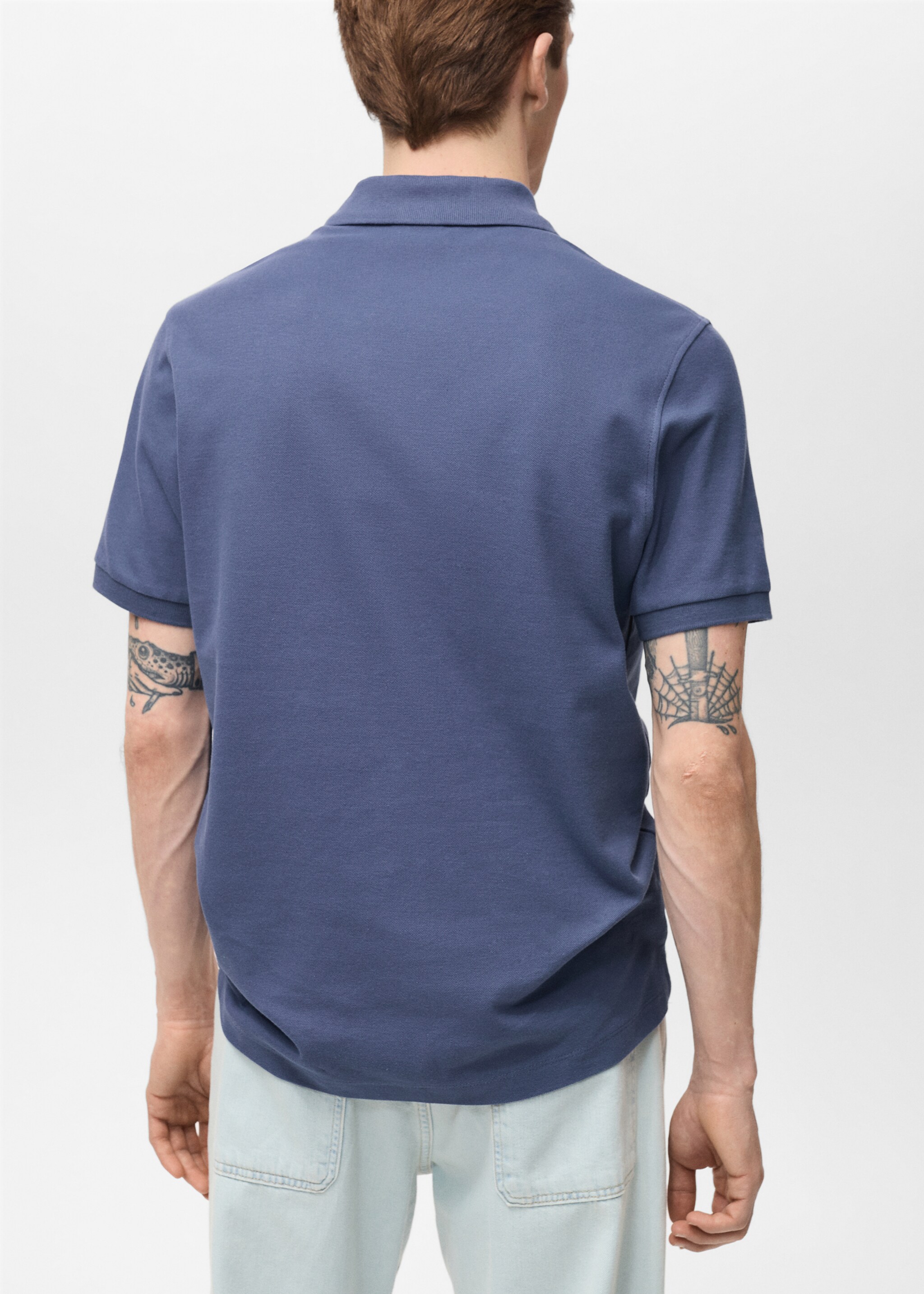 Polo regular fit algodón piqué - Reverso del artículo