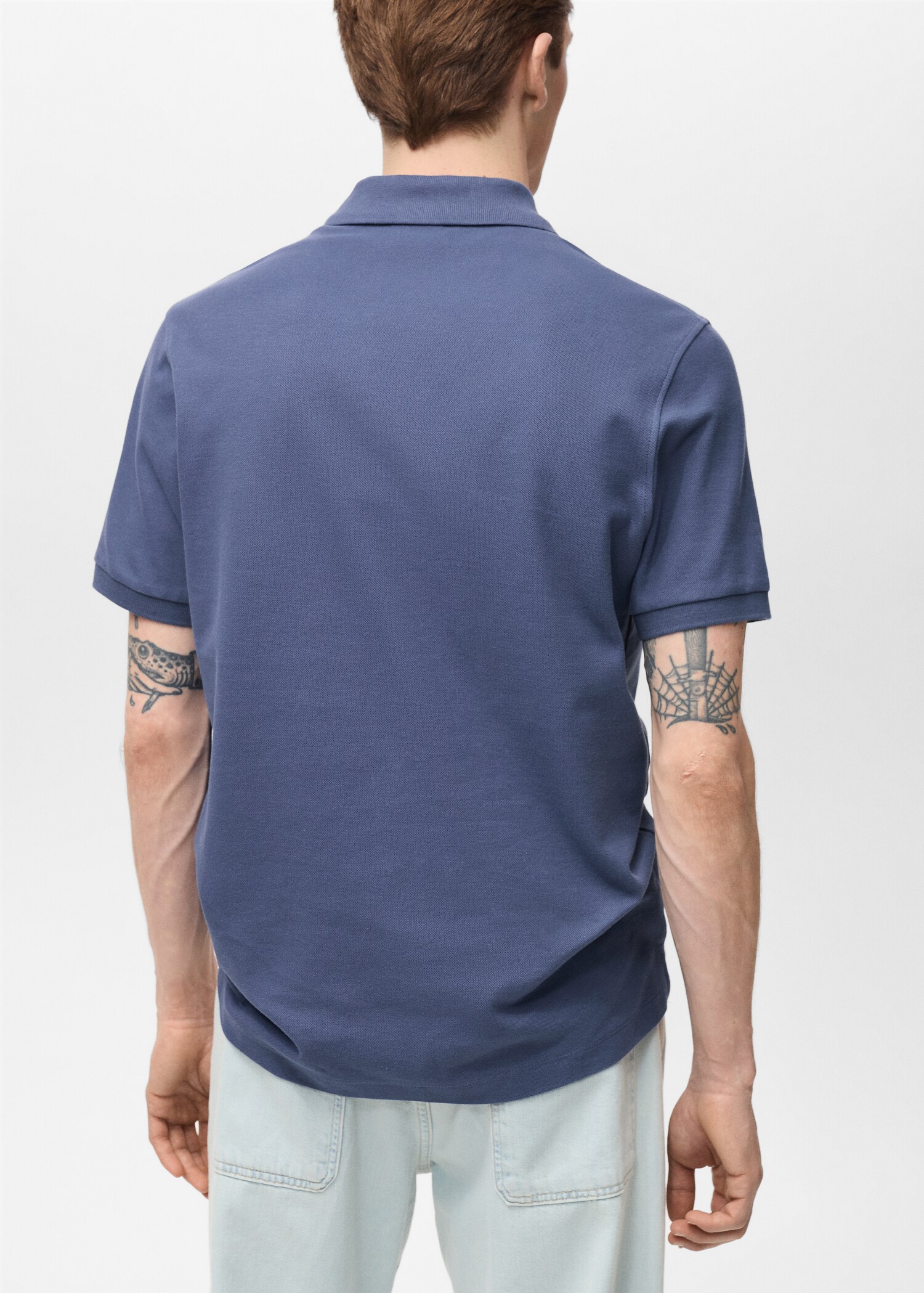 Polo regular-fit piqué coton - Verso de l’article