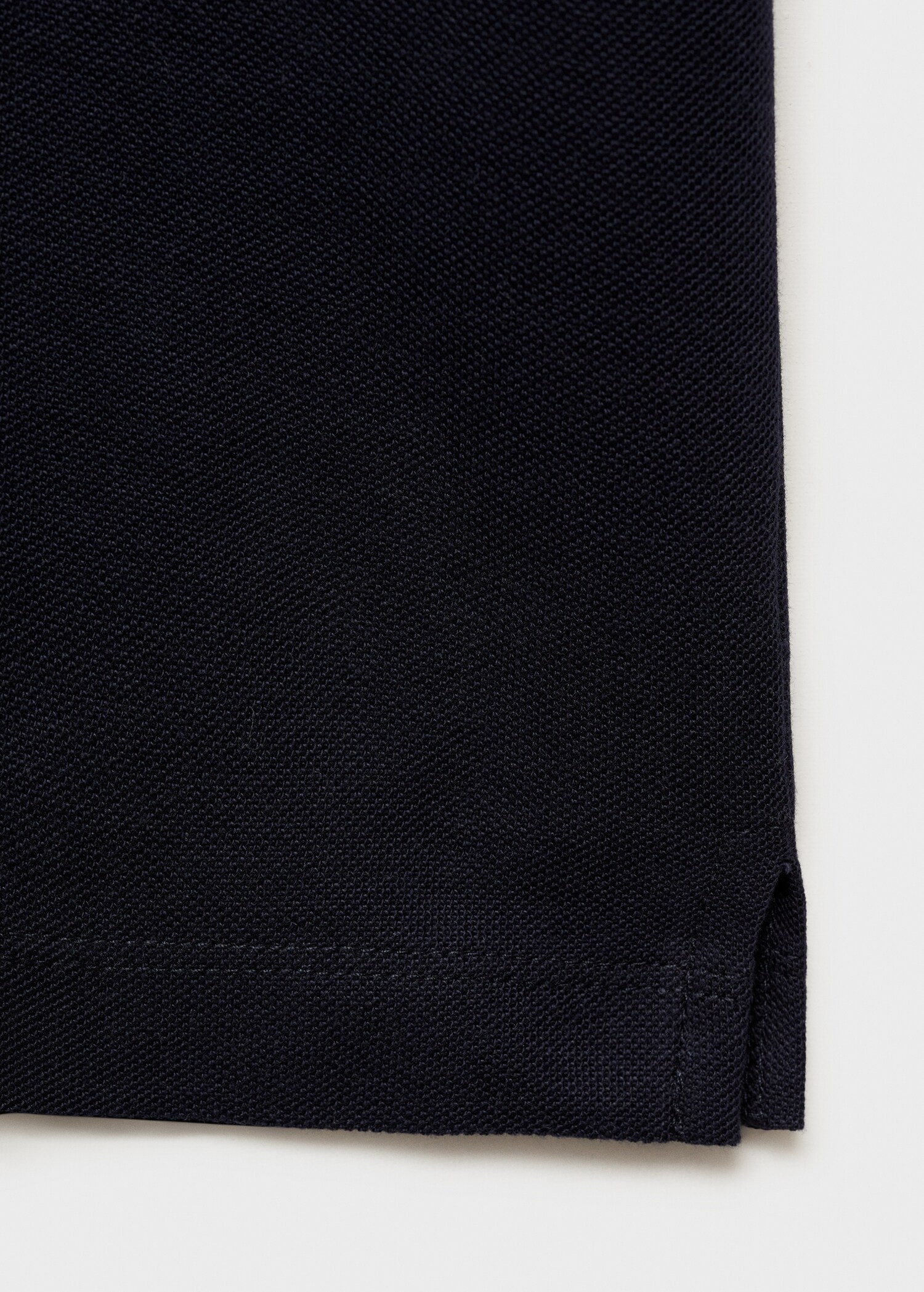 Regular-fit cotton piqué polo shirt - Details of the article 0
