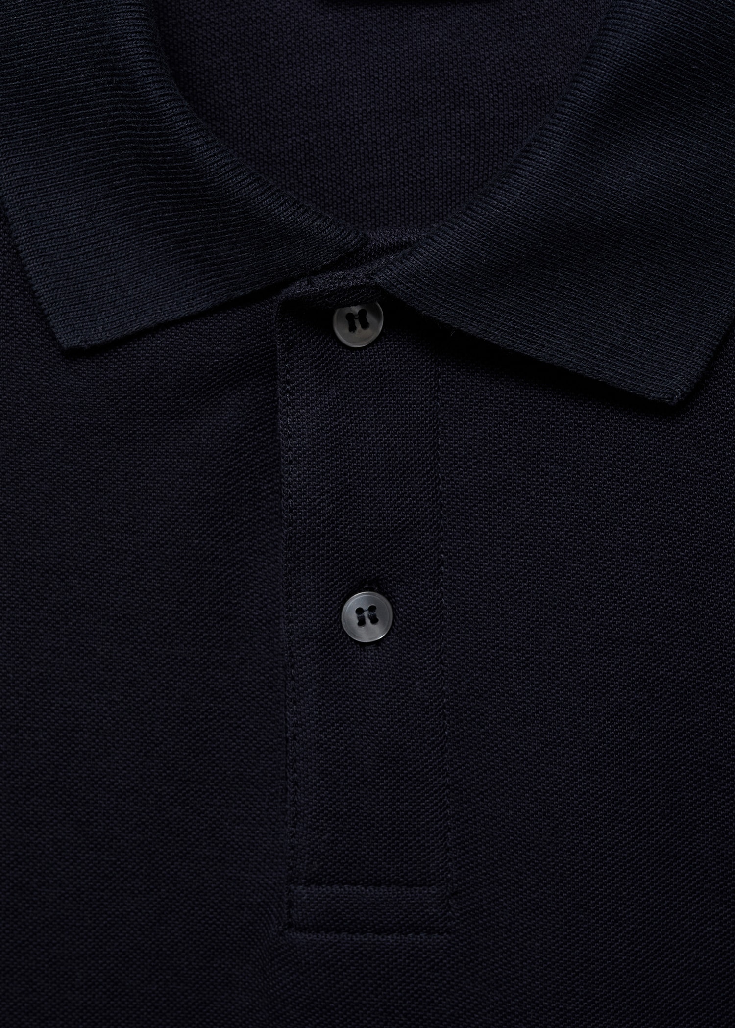 Regular-fit cotton piqué polo shirt - Details of the article 8