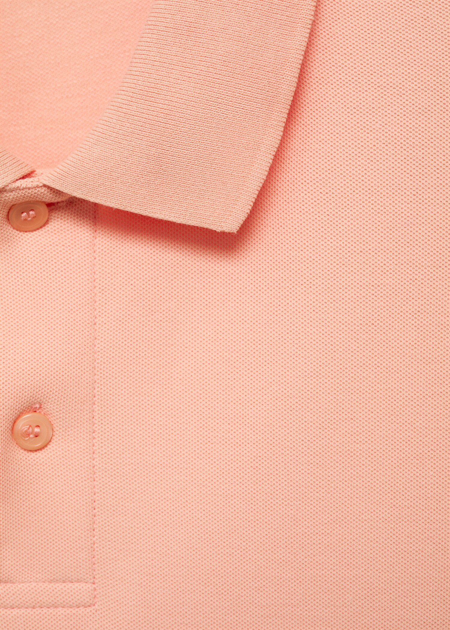 Regular-fit cotton piqué polo shirt - Details of the article 8