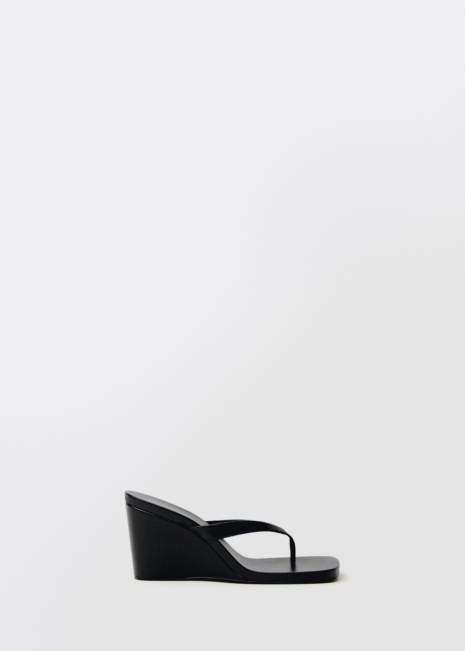 Wedge leather sandals - Article without model