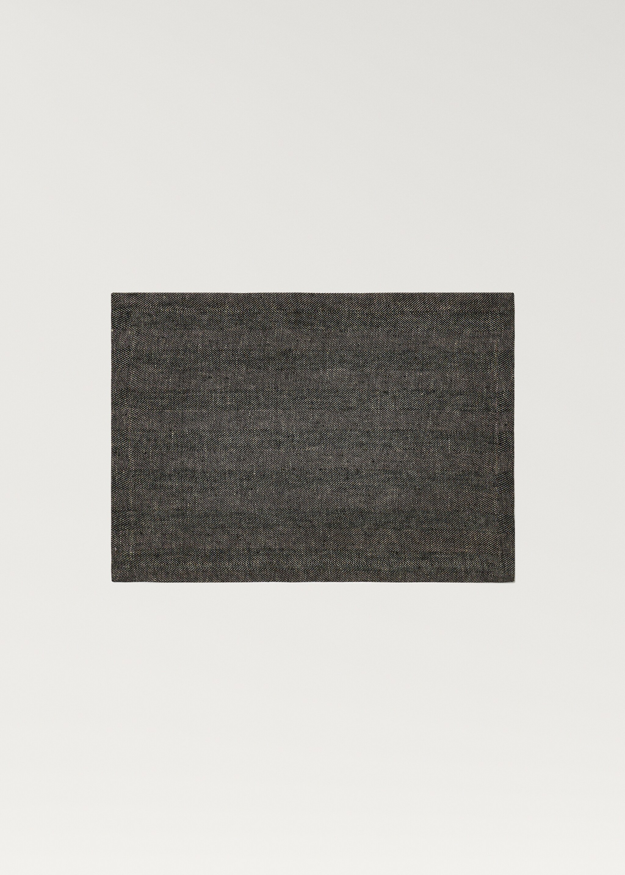 Linen placemat with herringbone structure - Article without model