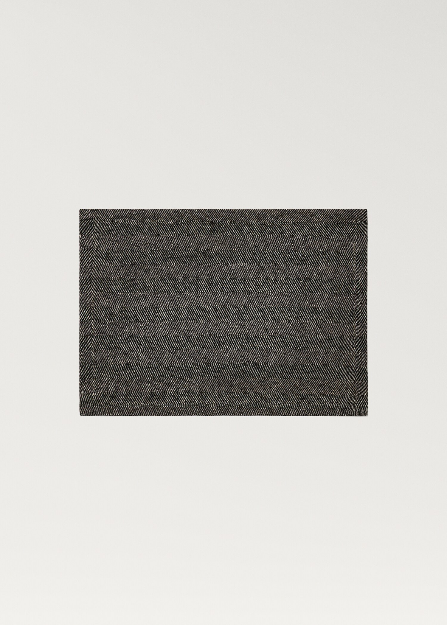 Linen placemat with herringbone structure - Article without model