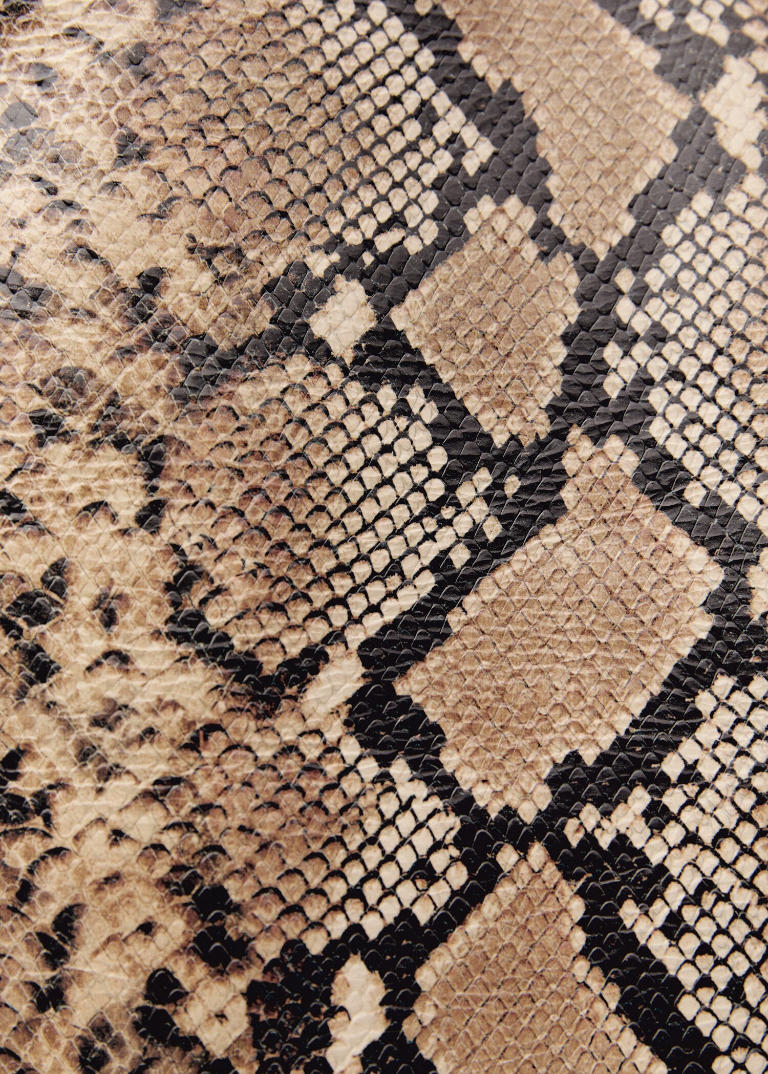 Bolso piel animal print asa metálica - Detalle del artículo 3