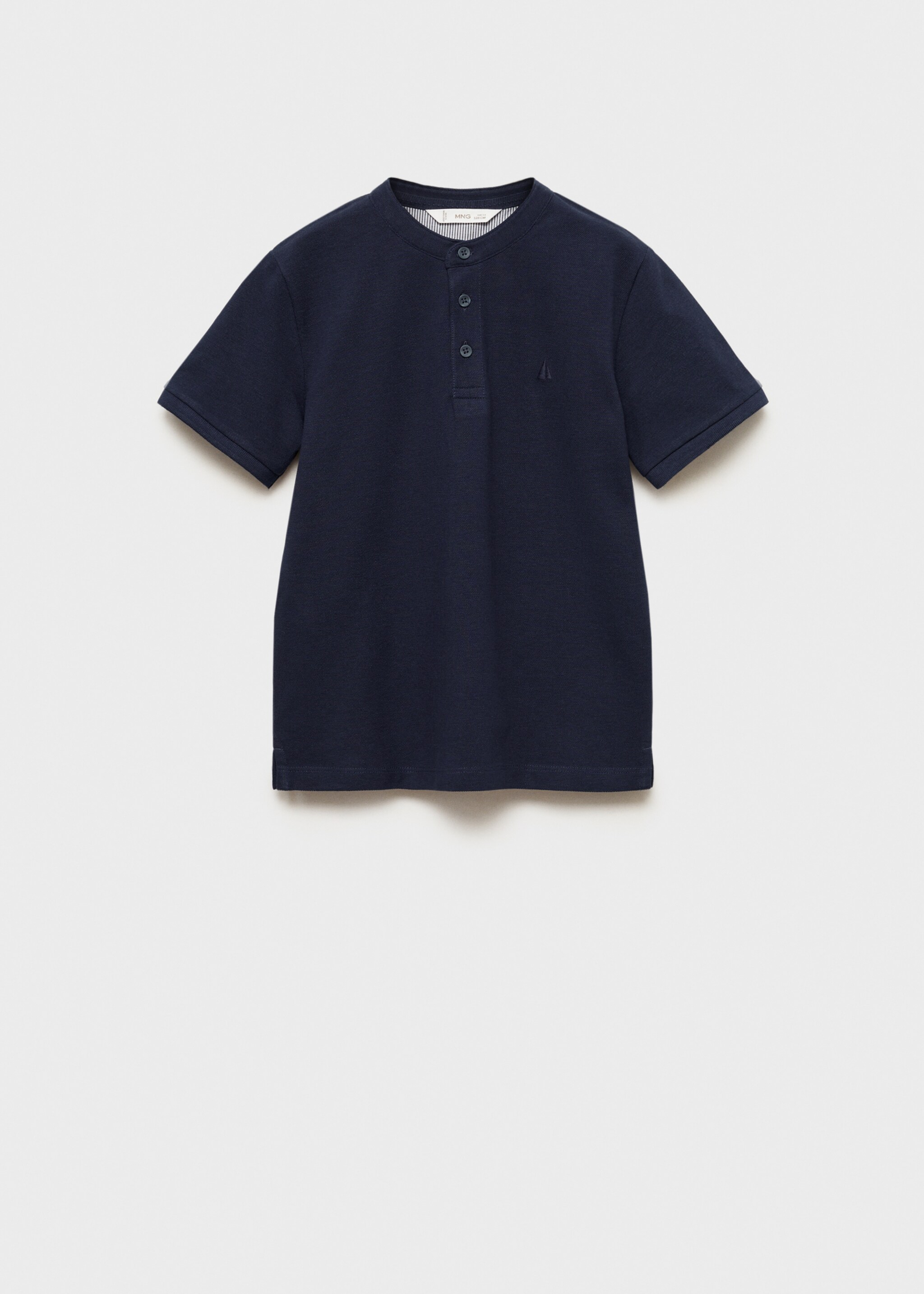 Mao collar polo shirt - Article without model