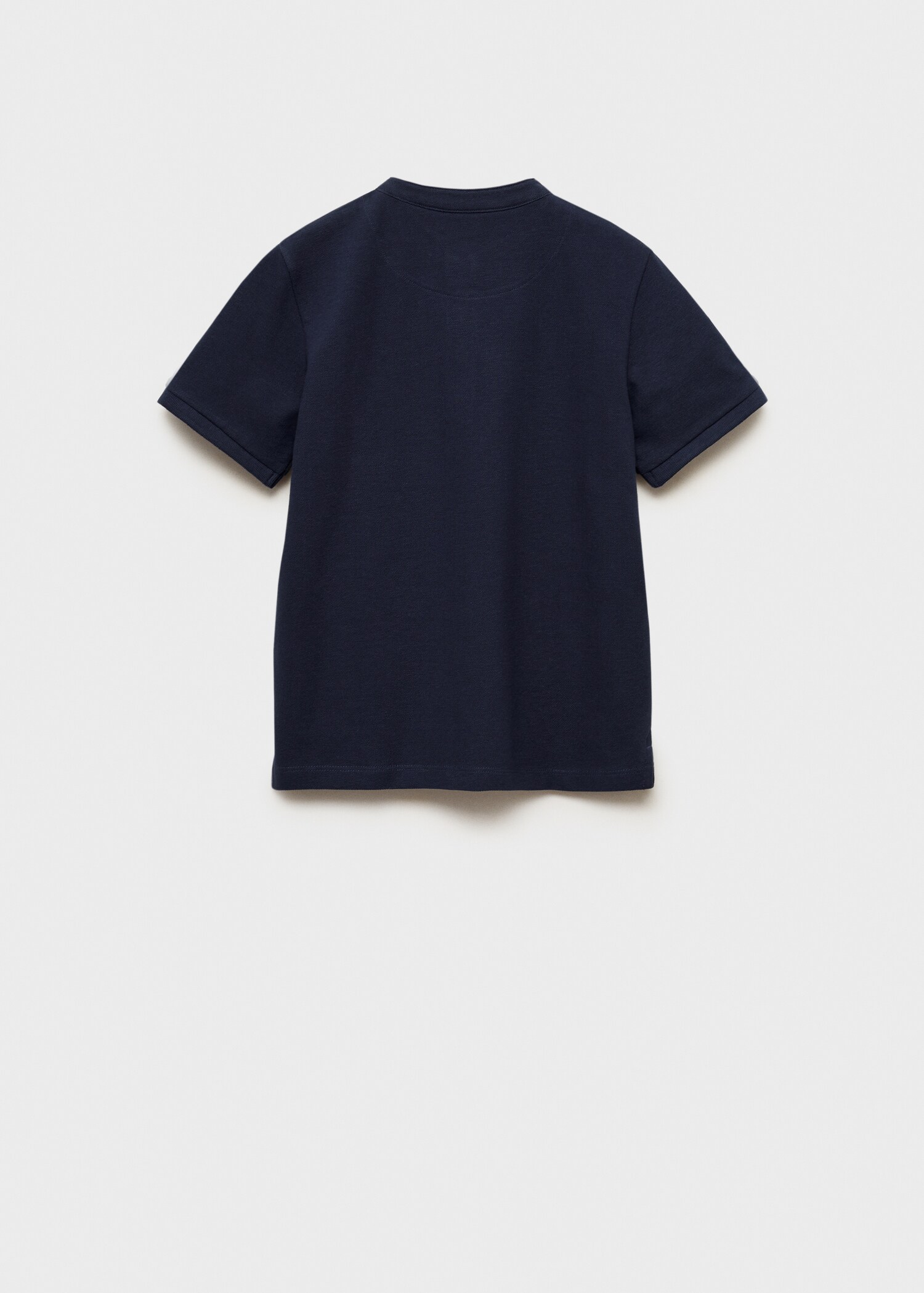 Mao collar polo shirt - Reverse of the article