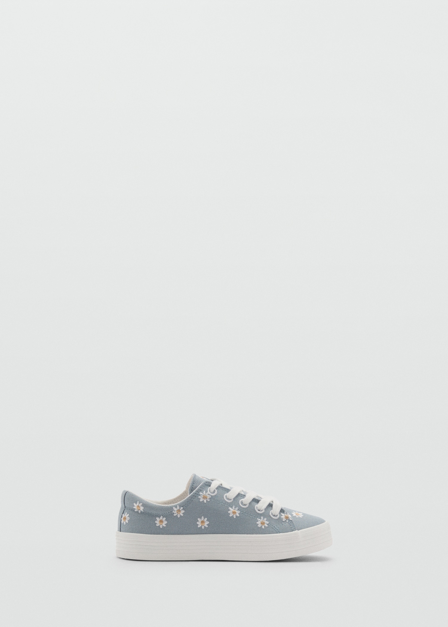 Sneakers met bloemborduursels - Artikel zonder model