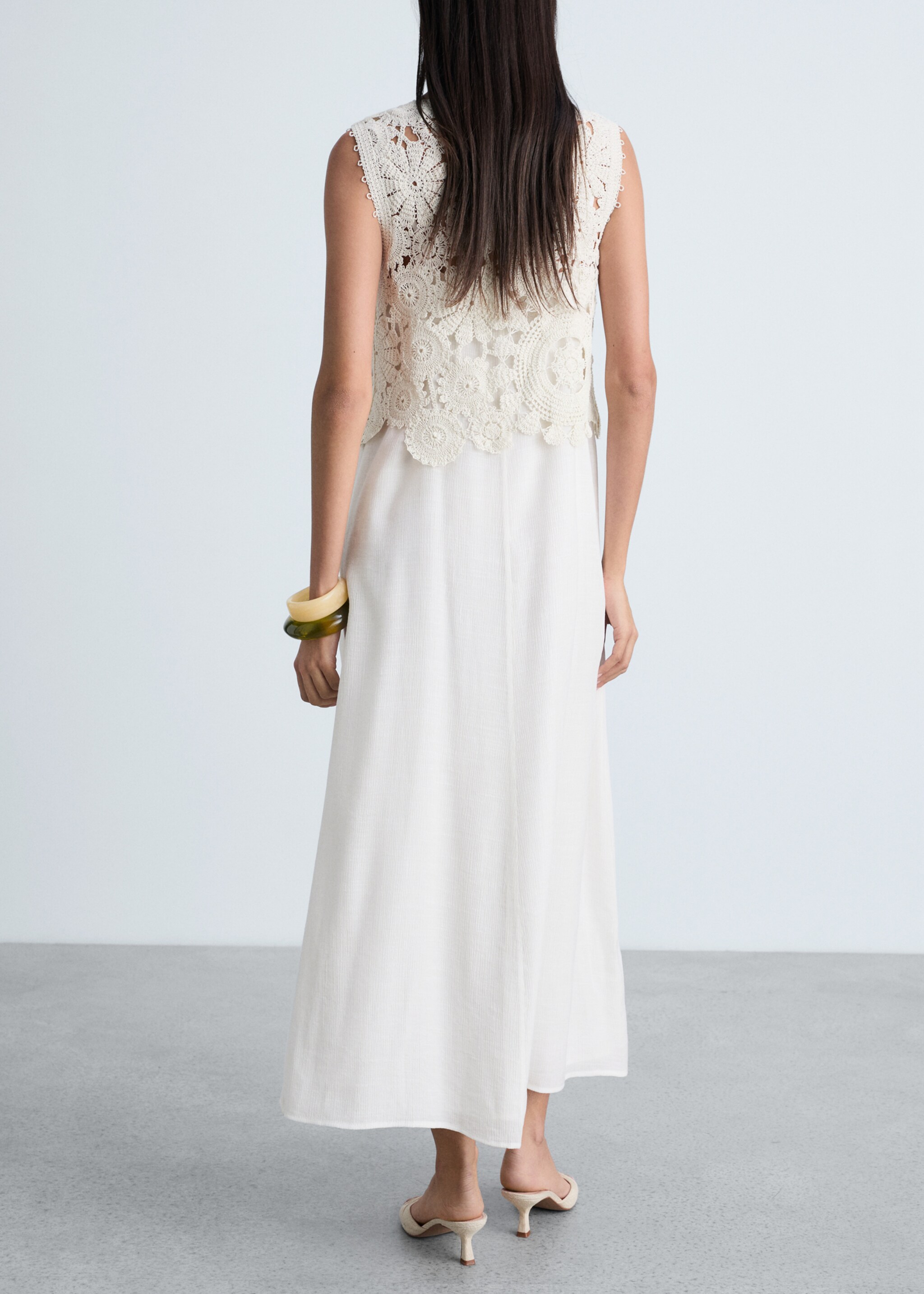 Vestito midi corpo crochet - Retro dell'articolo