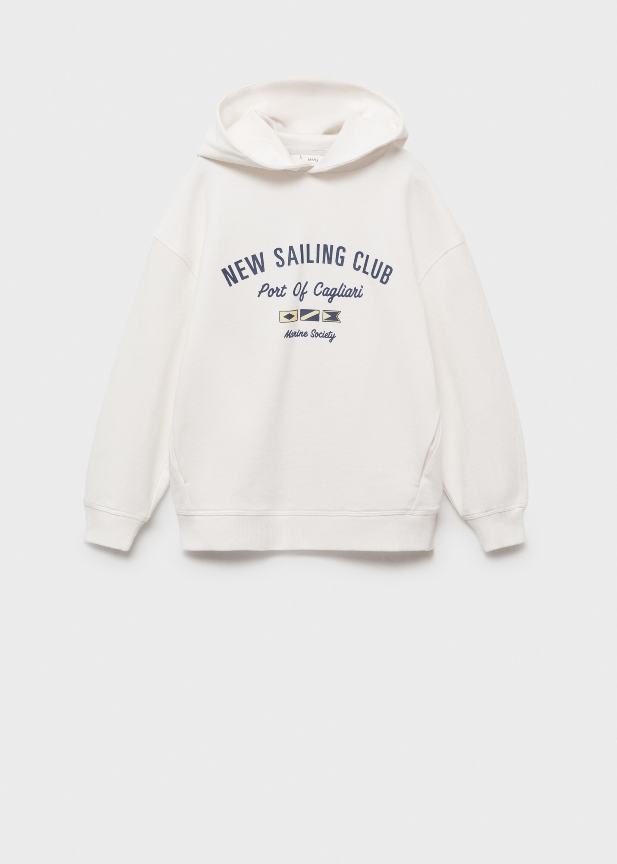 Message zipped hoodie - Article without model