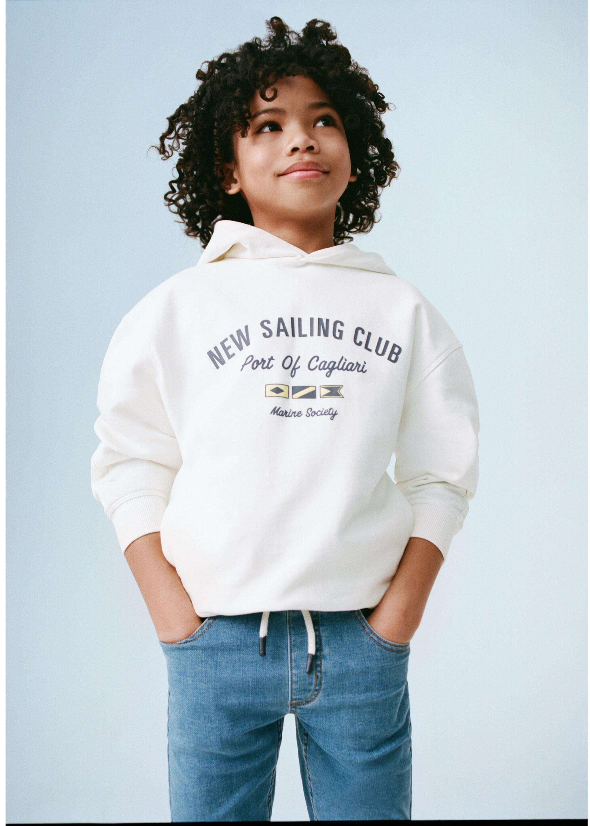 Sweat-shirt capuche message - Détail de l'article 5