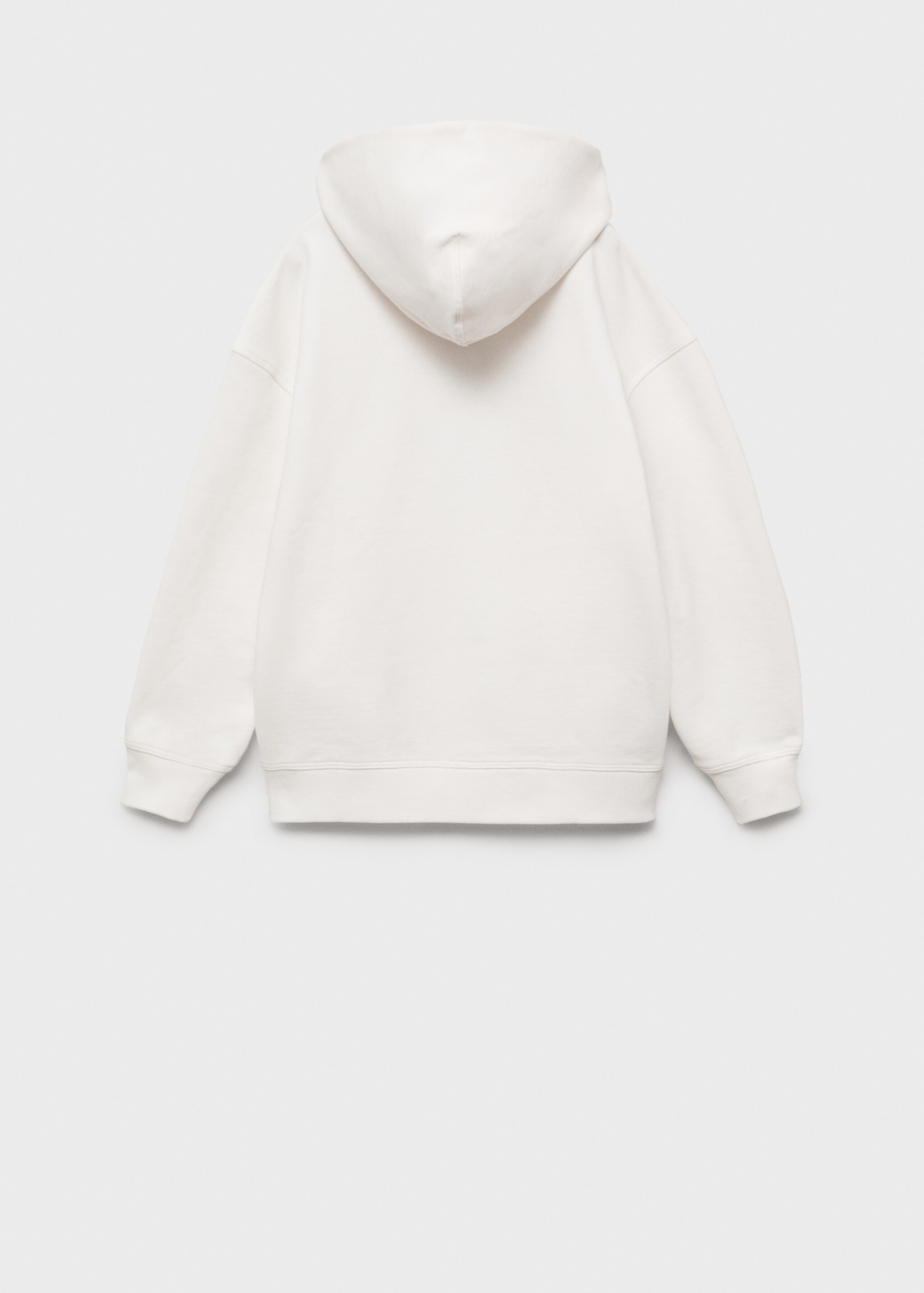 Sweat-shirt capuche message - Verso de l’article