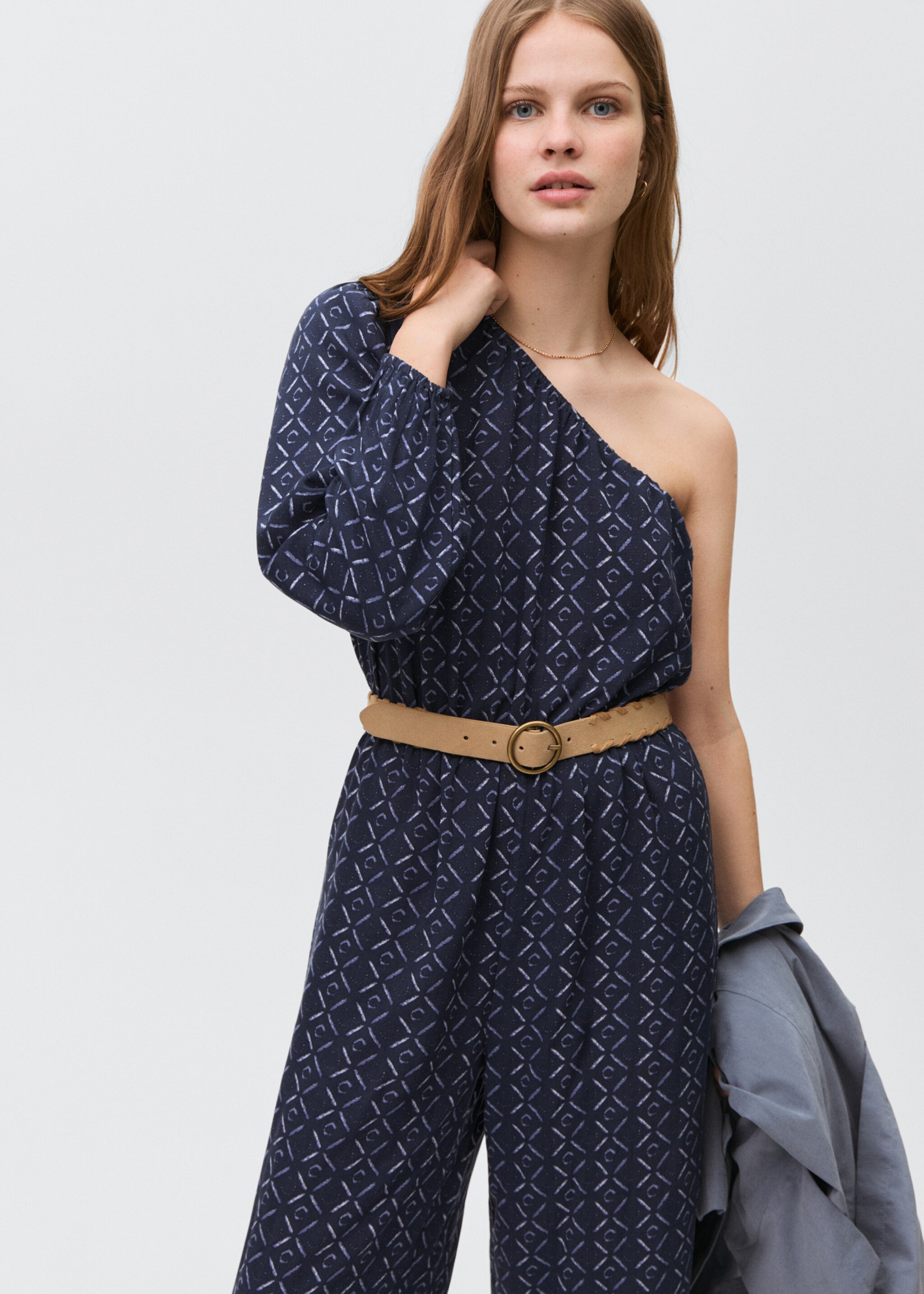 Asymmetric long jumpsuit - Medium plane