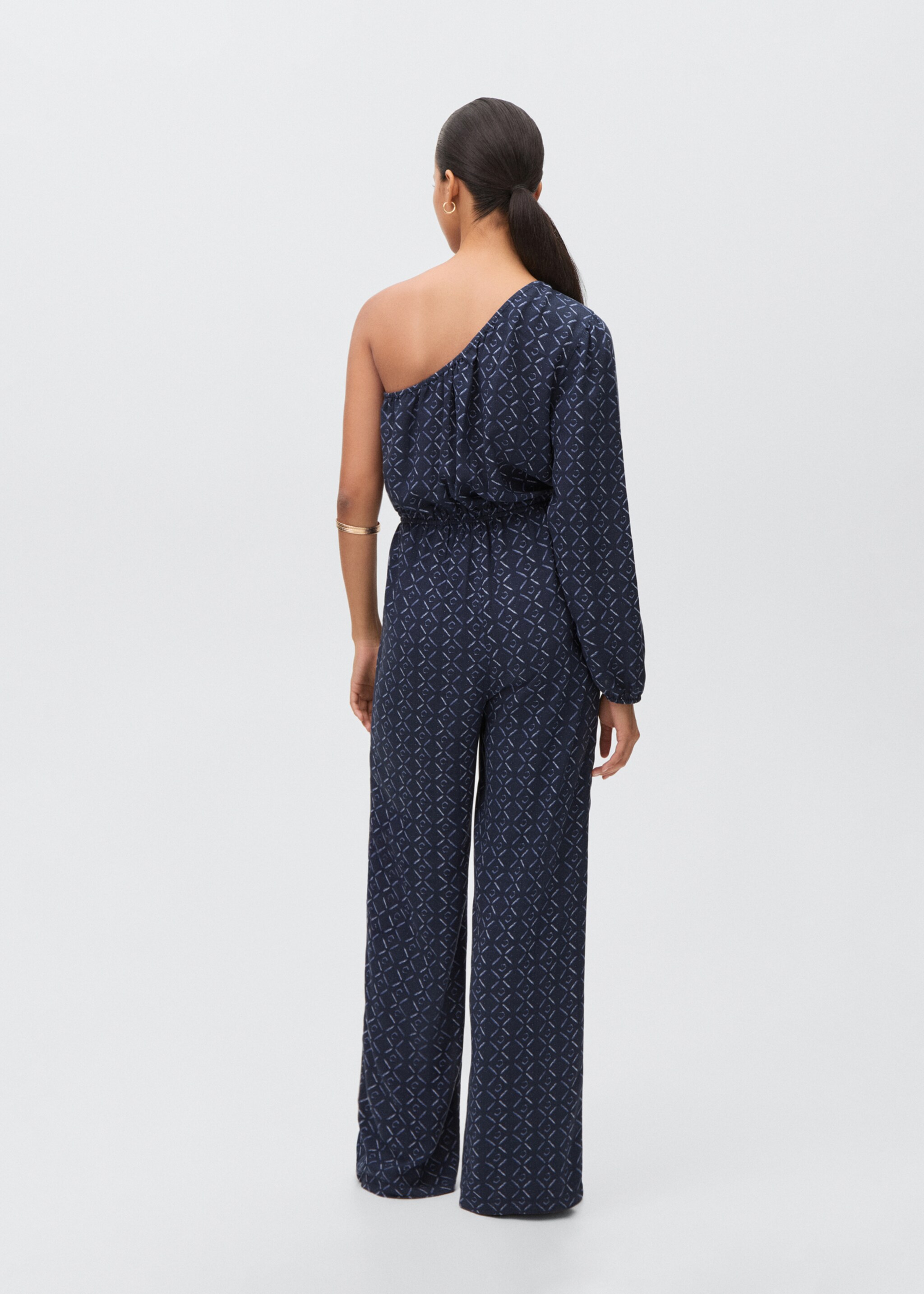 Asymmetric long jumpsuit - Reverse of the article