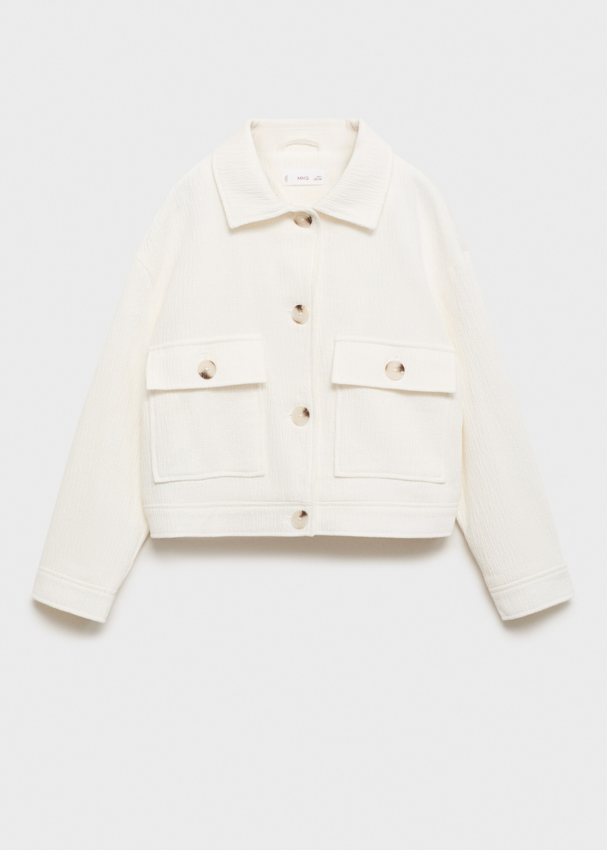 Chaqueta textura bolsillos - Artículo sin modelo