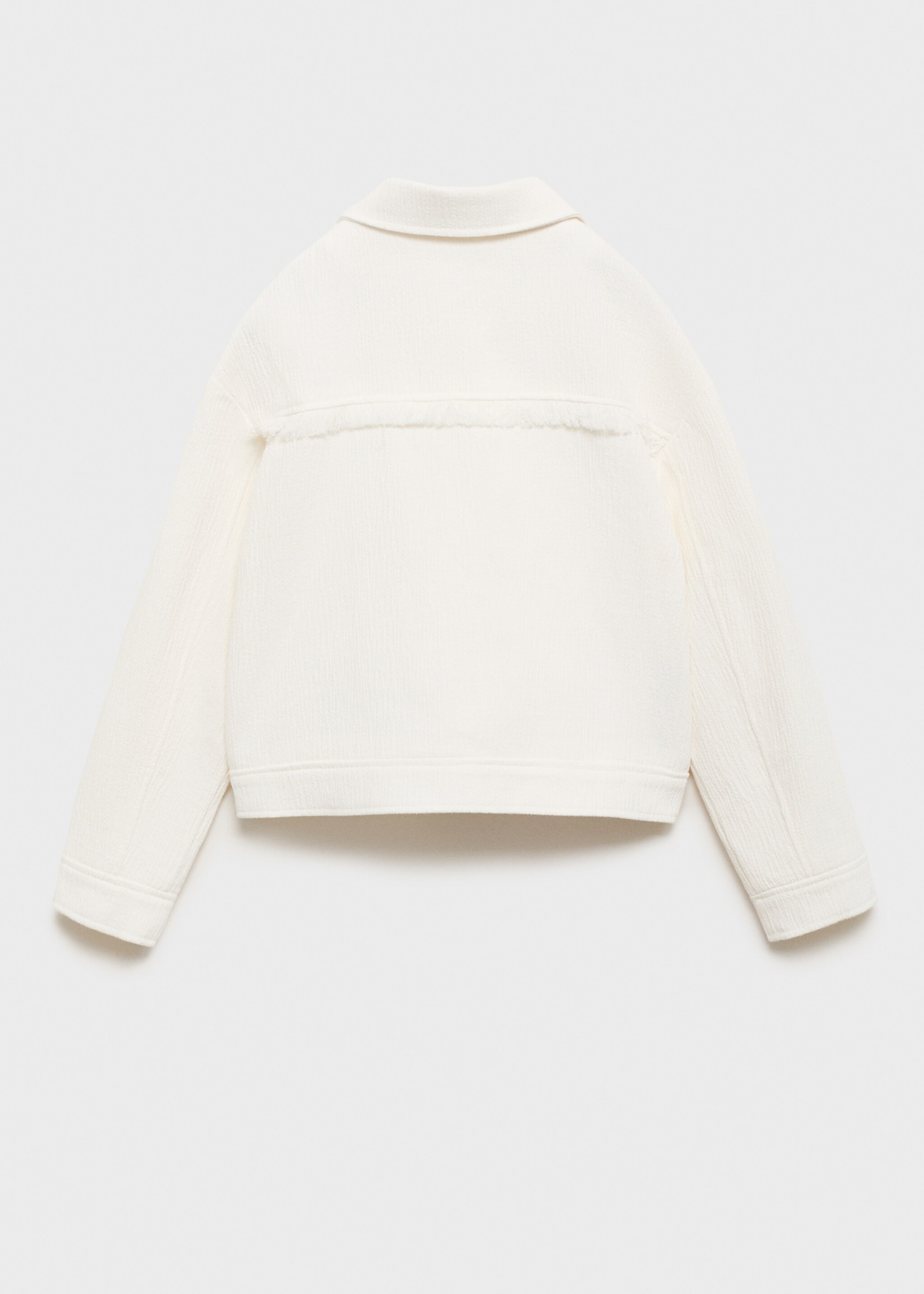 Chaqueta textura bolsillos - Reverso del artículo