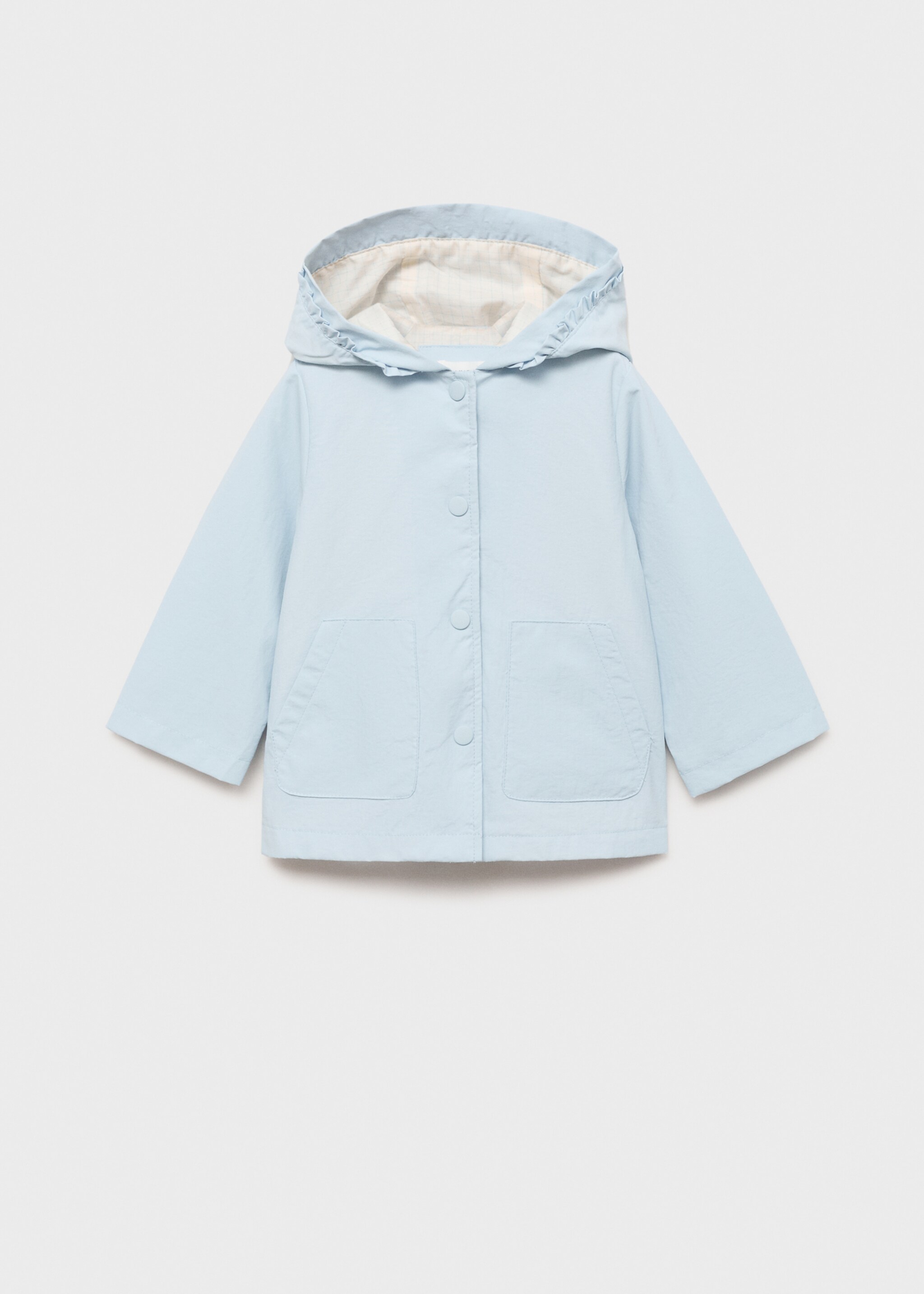 Raincoat hooded jacket - Article without model