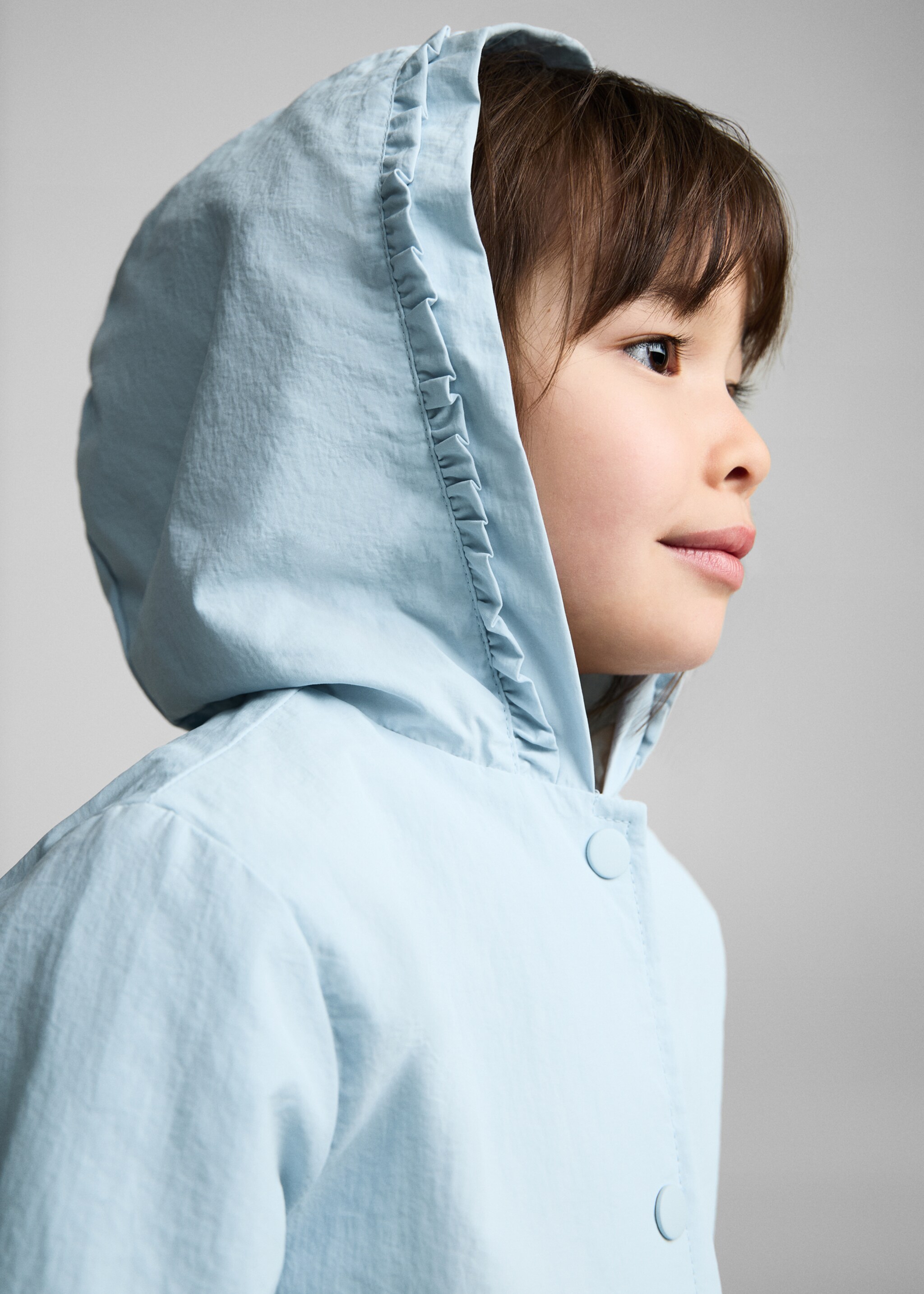 Raincoat hooded jacket - Details of the article 1