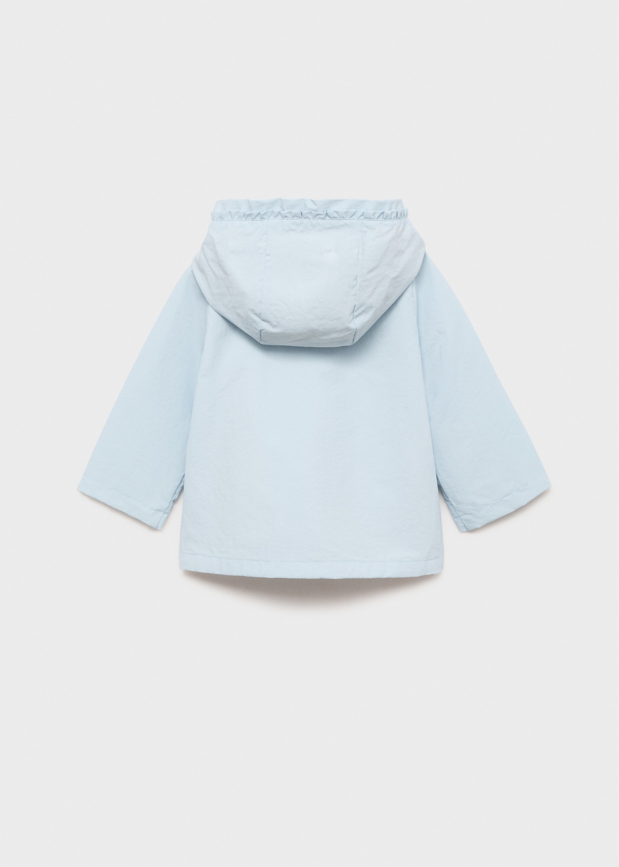 Raincoat hooded jacket - Reverse of the article